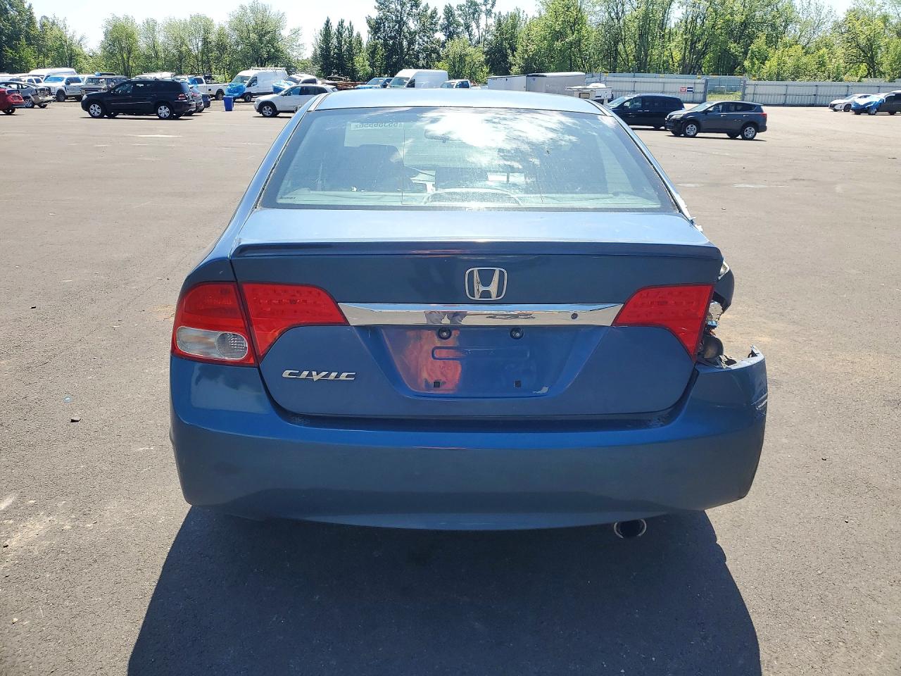 2009 Honda Civic Lx-s Blue vin: 2HGFA16619H333018