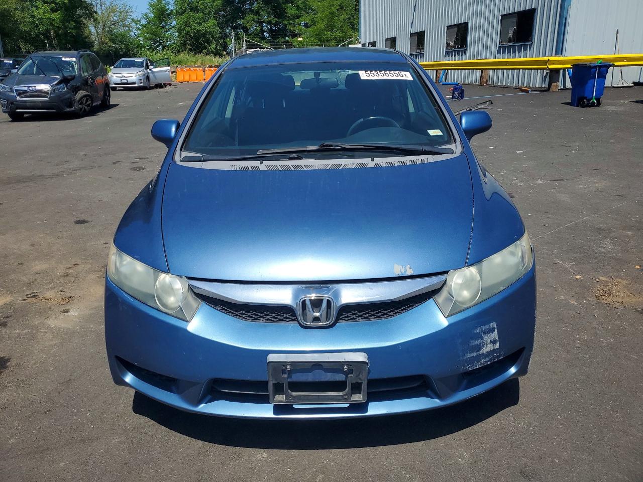 2009 Honda Civic Lx-s Blue vin: 2HGFA16619H333018