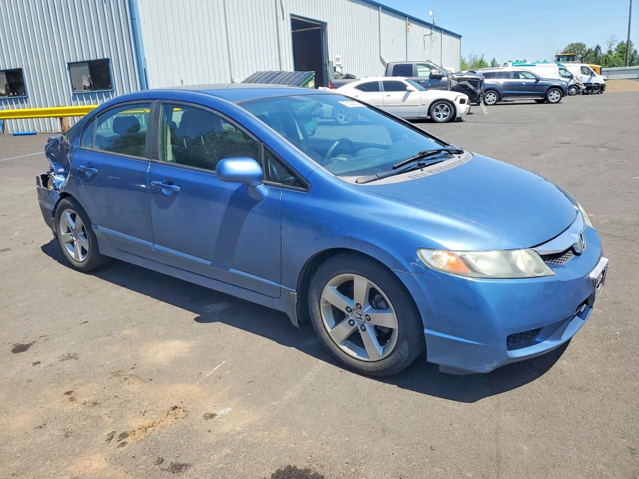 2009 Honda Civic Lx-s Blue vin: 2HGFA16619H333018