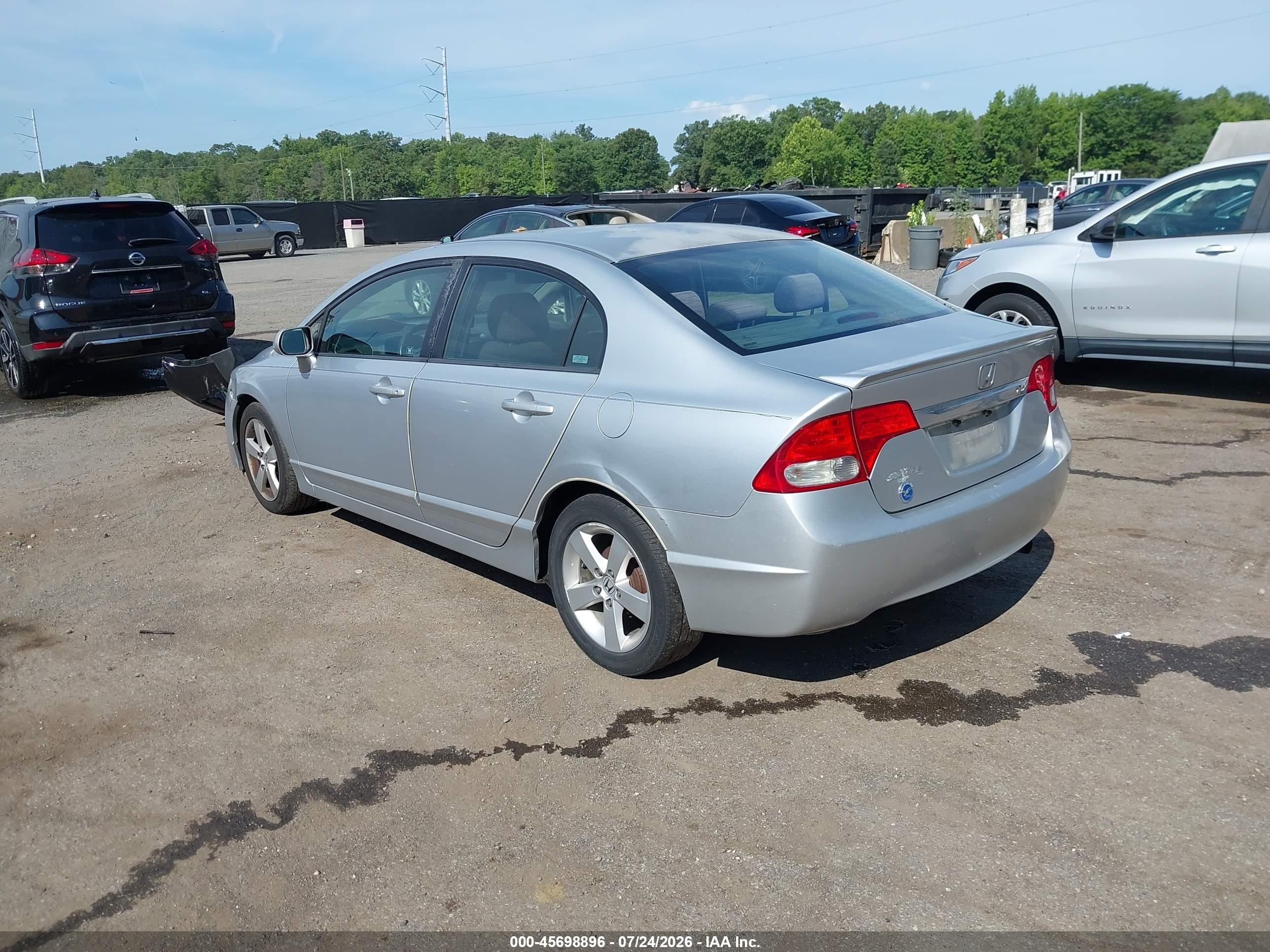2009 Honda Civic Lx-s Silver vin: 2HGFA16619H343760