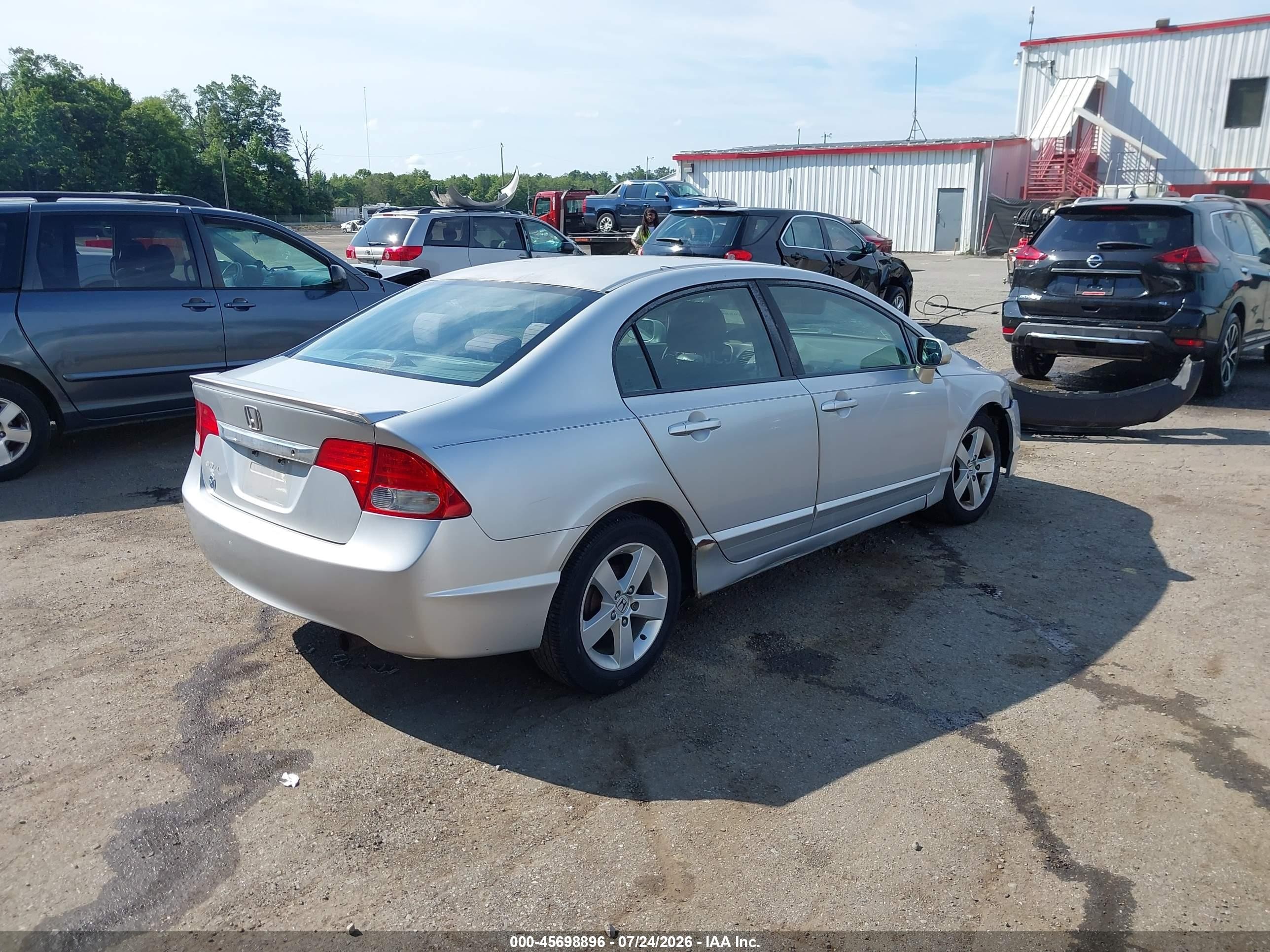 2009 Honda Civic Lx-s Silver vin: 2HGFA16619H343760