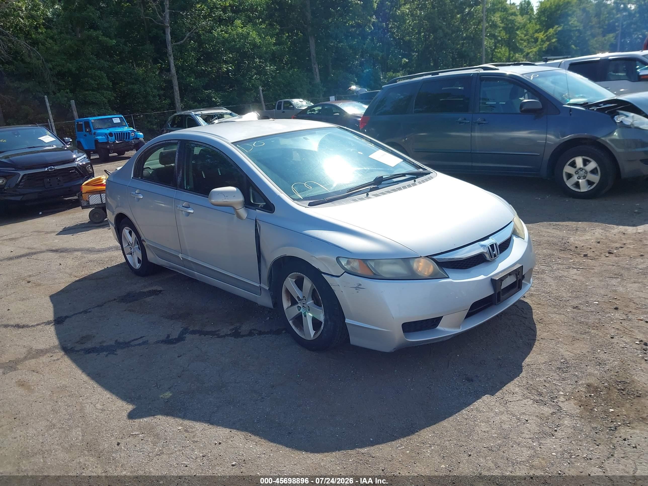 2009 Honda Civic Lx-s Silver vin: 2HGFA16619H343760