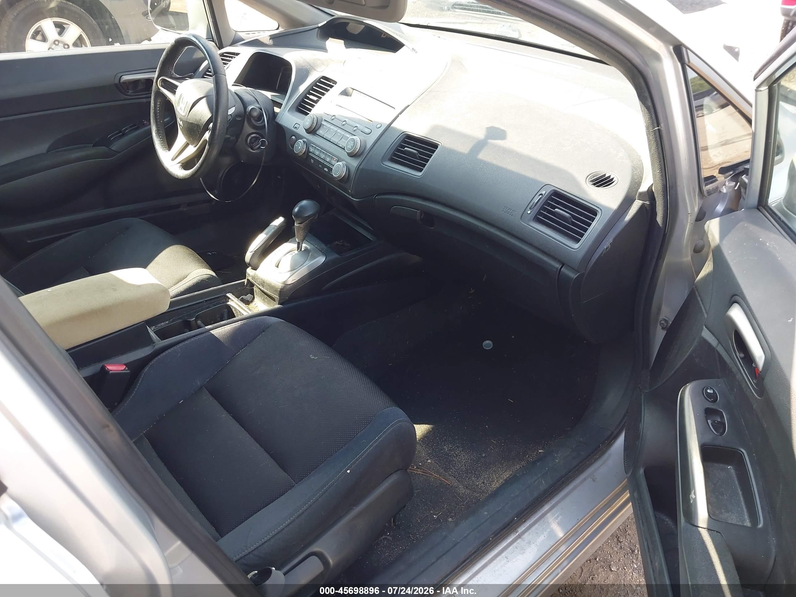 2009 Honda Civic Lx-s Silver vin: 2HGFA16619H343760