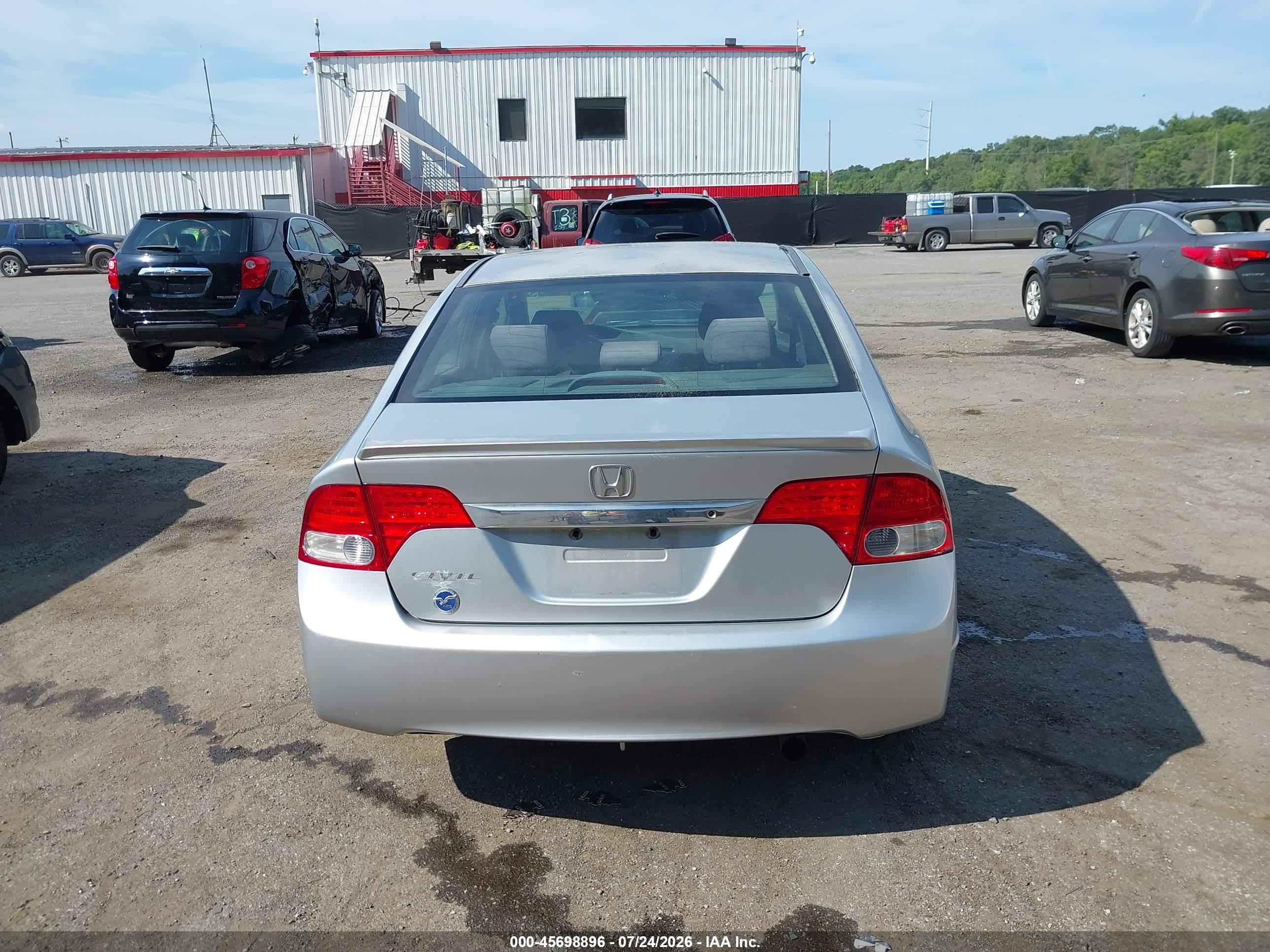 2009 Honda Civic Lx-s Silver vin: 2HGFA16619H343760