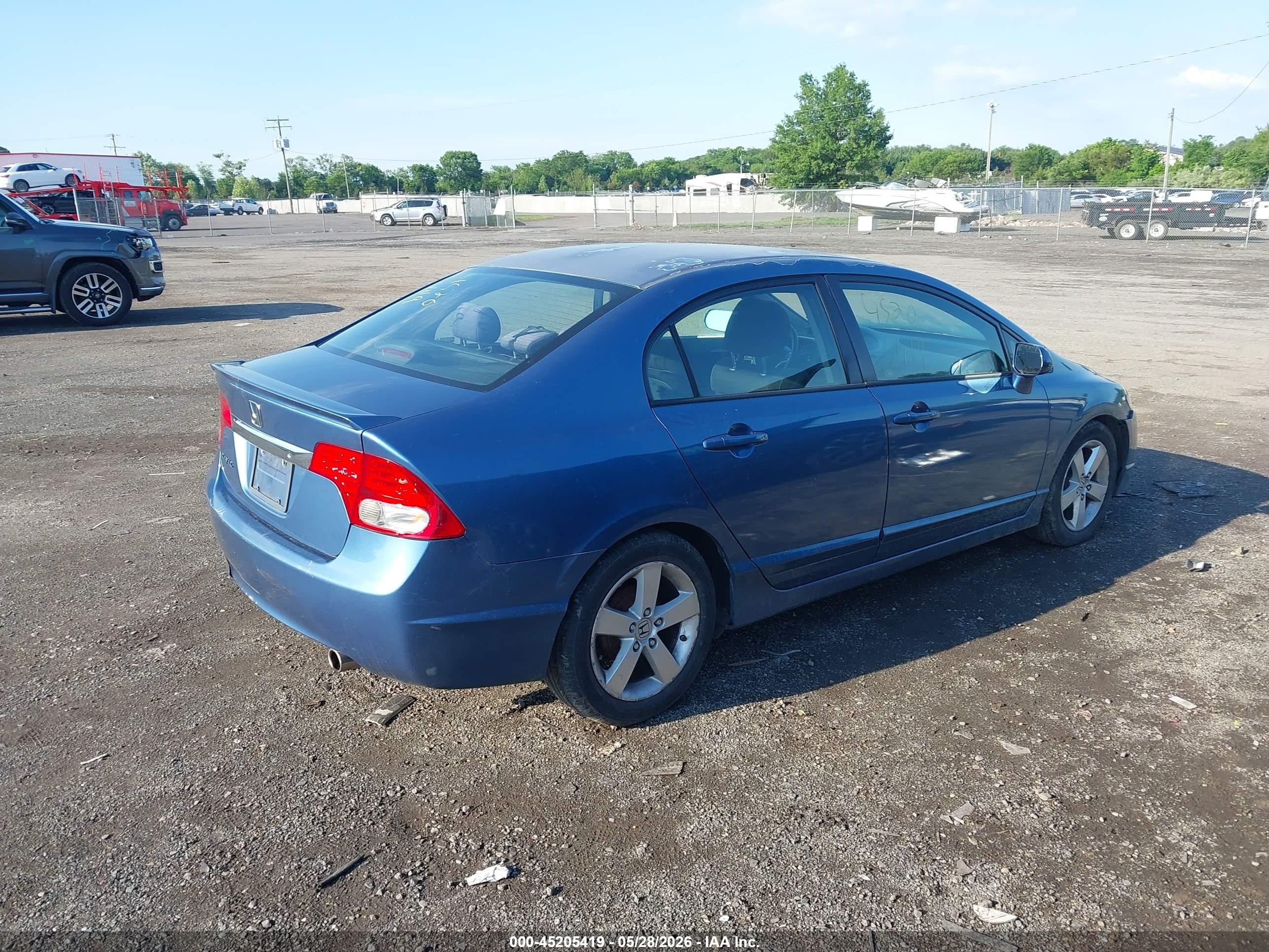 2009 Honda Civic Lx-s Синий vin: 2HGFA16619H509825