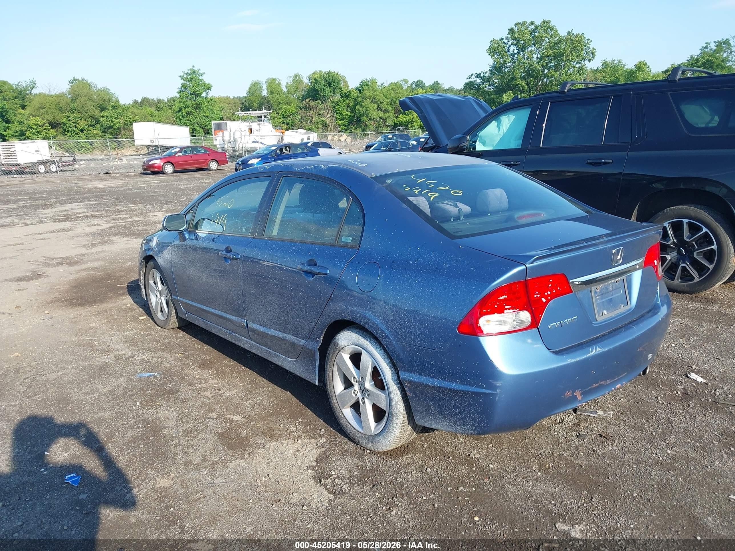 2009 Honda Civic Lx-s Синий vin: 2HGFA16619H509825