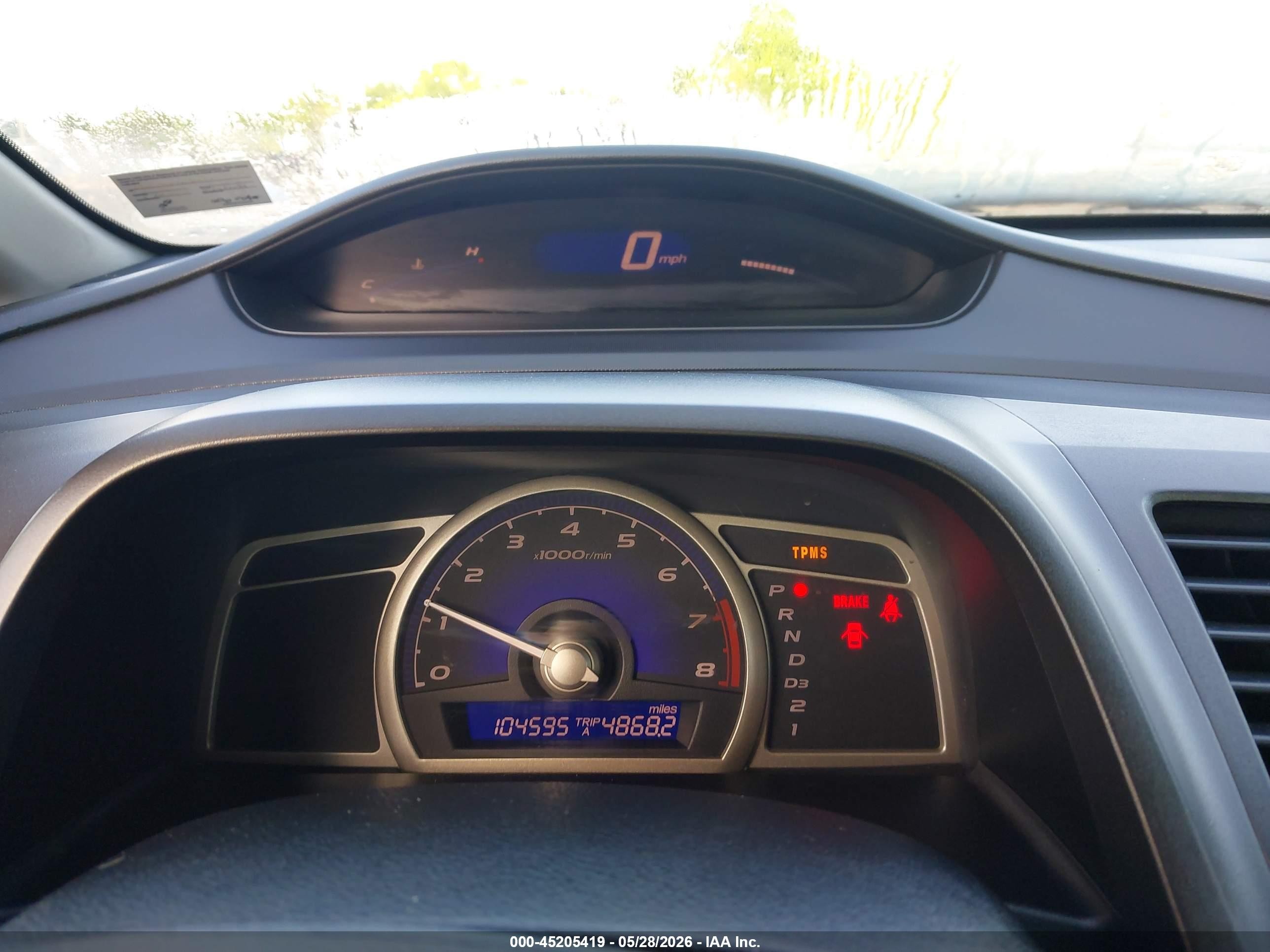 2009 Honda Civic Lx-s Синий vin: 2HGFA16619H509825