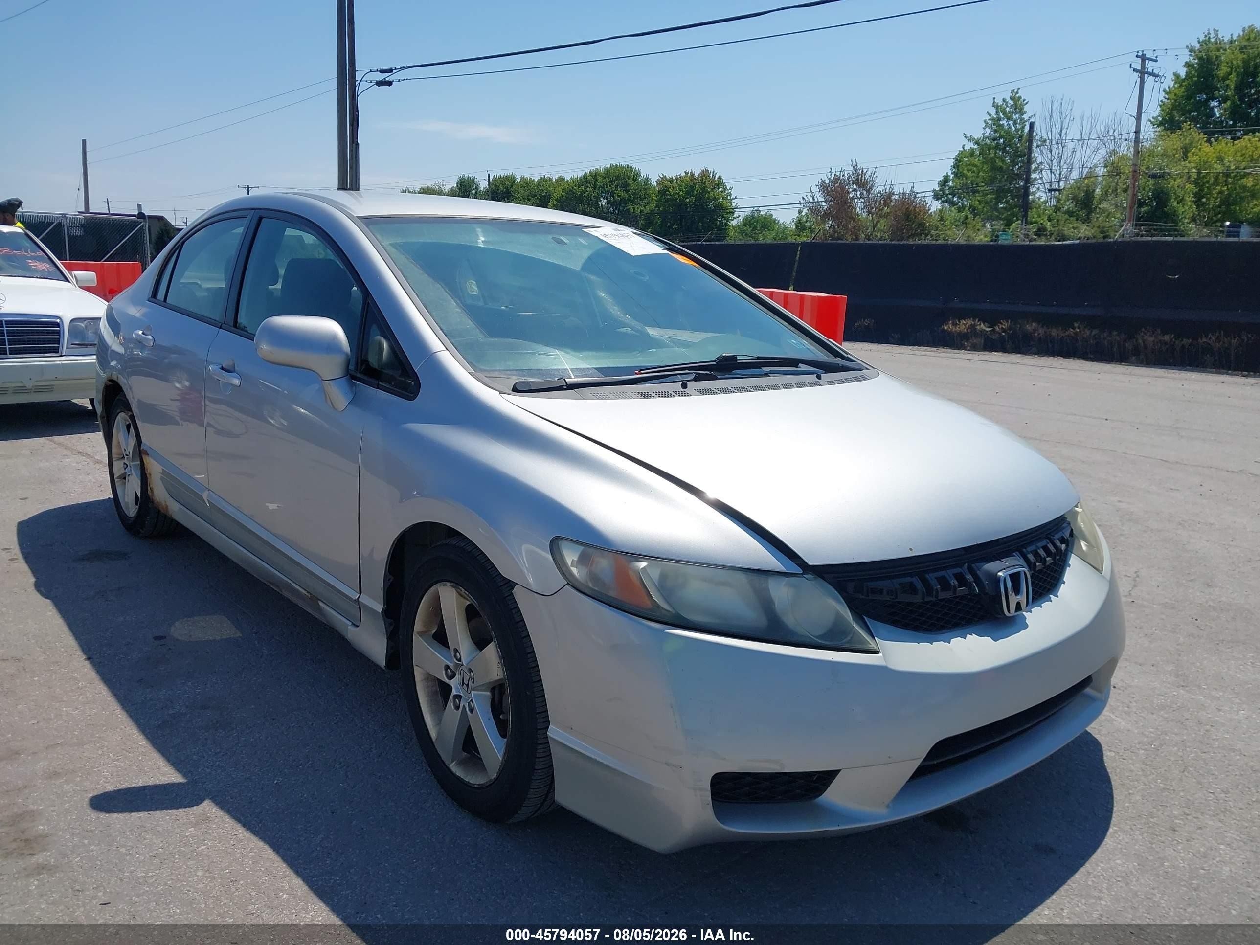2009 Honda Civic Lx-s Серебряный vin: 2HGFA16629H339345