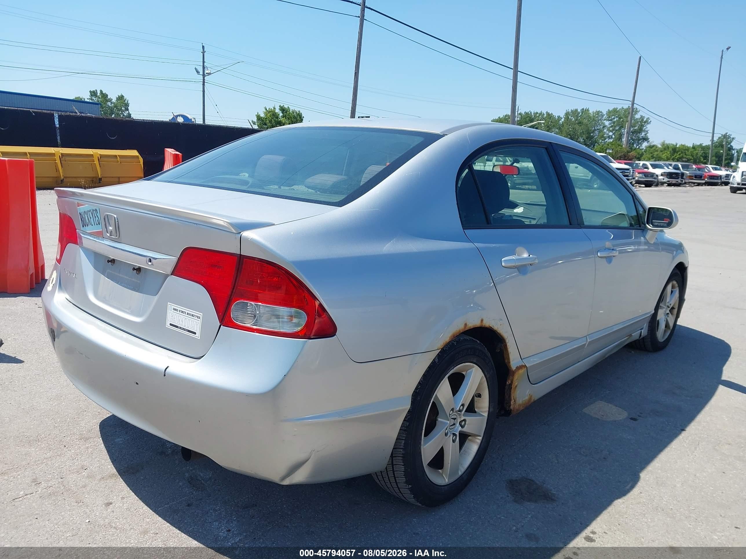 2009 Honda Civic Lx-s Silver vin: 2HGFA16629H339345