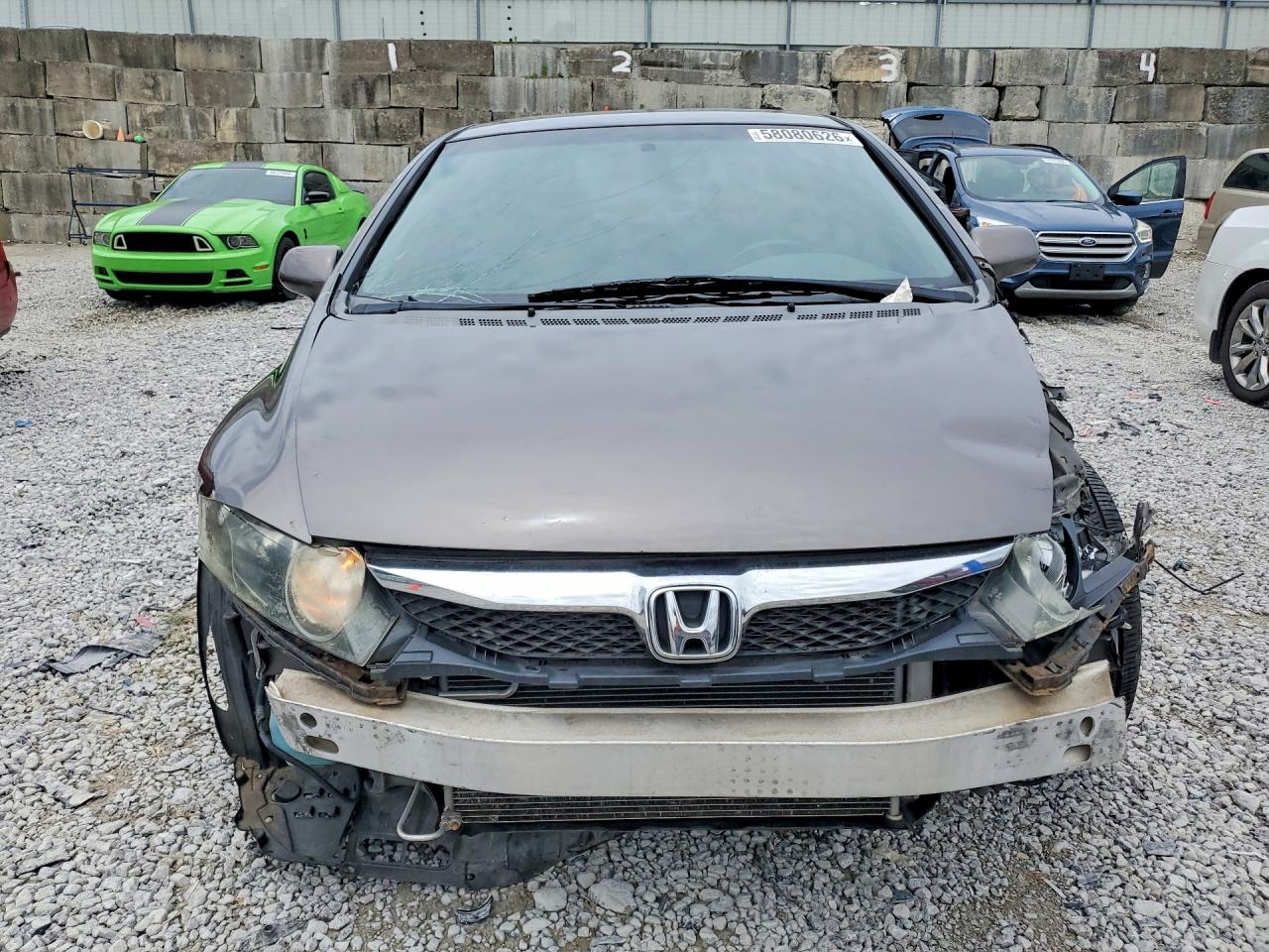 2009 Honda Civic Lx-s Gray vin: 2HGFA16629H511048