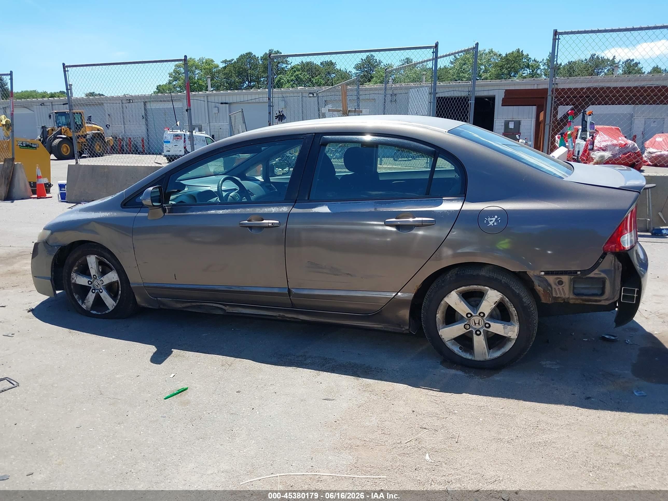 2009 Honda Civic Lx-s Gray vin: 2HGFA16629H511051