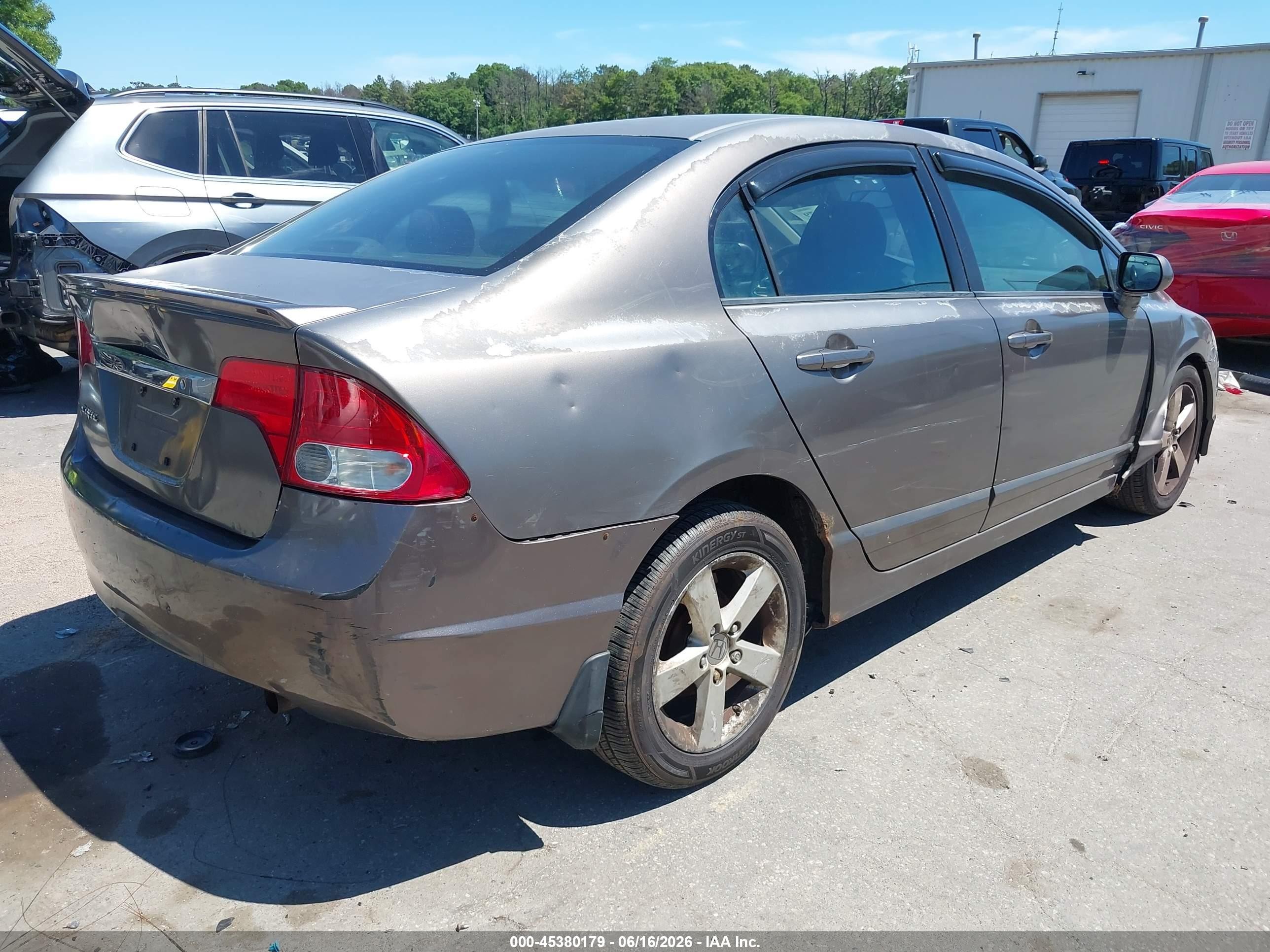 2009 Honda Civic Lx-s Gray vin: 2HGFA16629H511051
