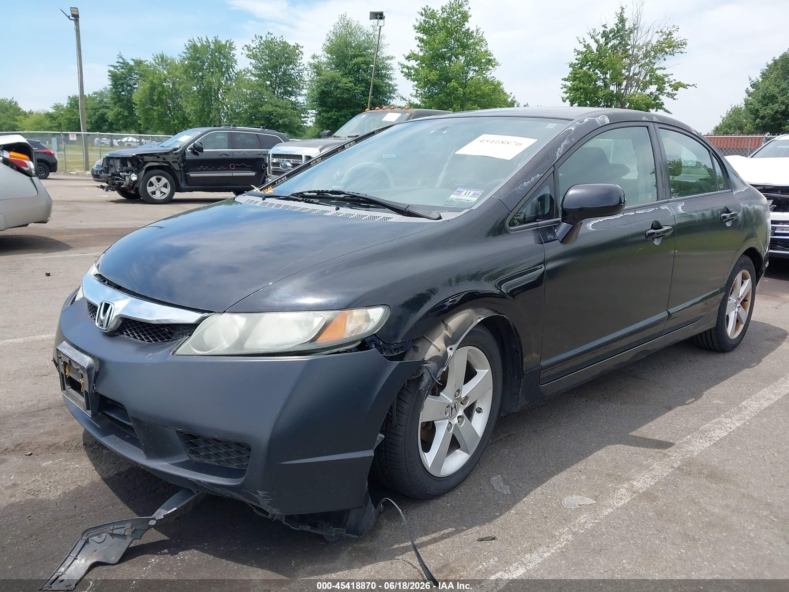 2009 Honda Civic Lx-s Black vin: 2HGFA16629H536189