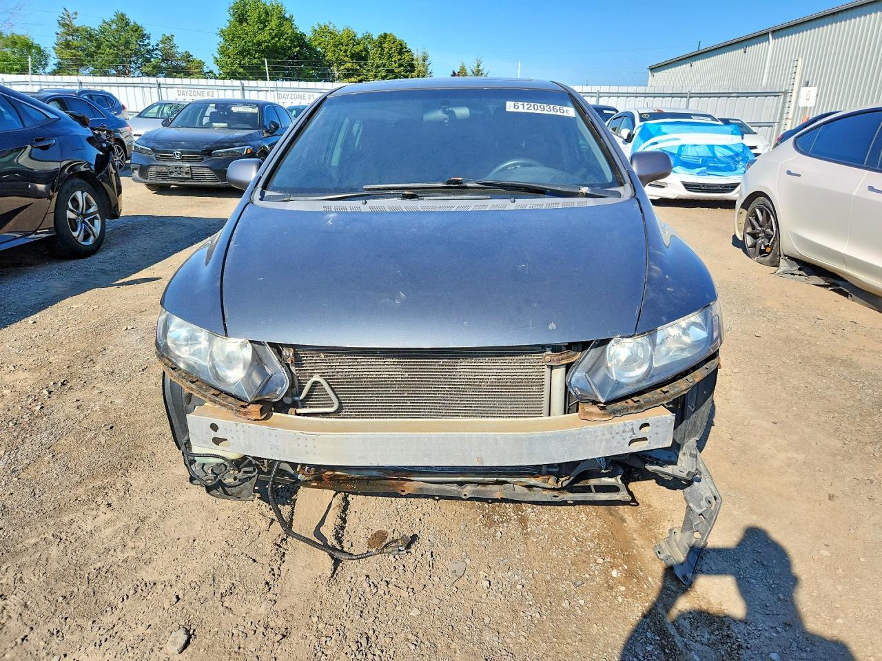 2009 Honda Civic Lx-s Gray vin: 2HGFA16639H034596