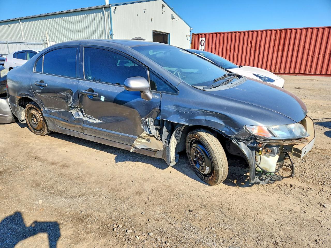 2009 Honda Civic Lx-s Gray vin: 2HGFA16639H034596