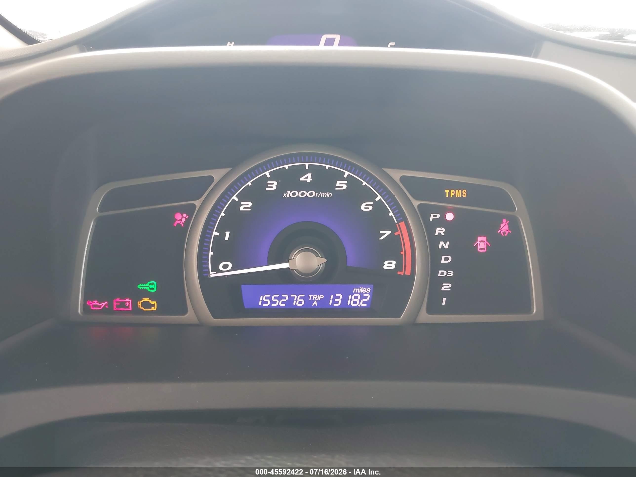 2009 Honda Civic Lx-s Gray vin: 2HGFA16639H308492