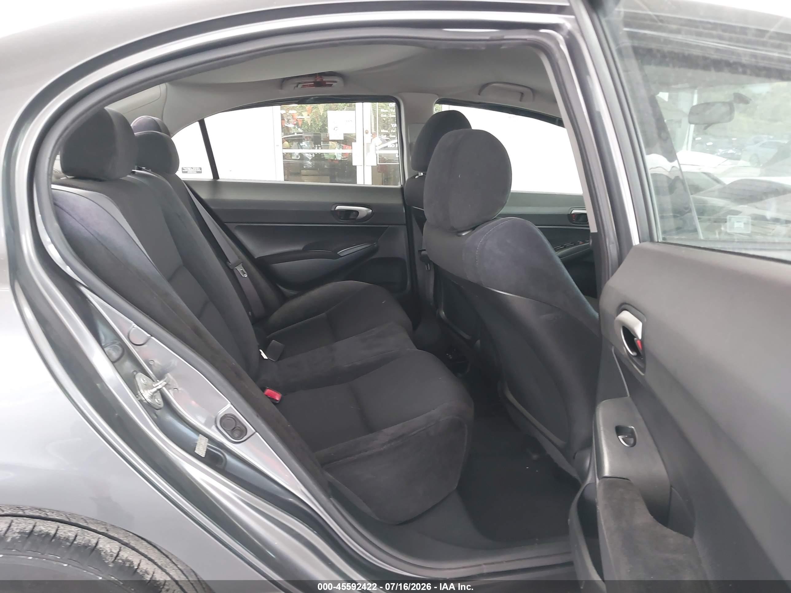 2009 Honda Civic Lx-s Gray vin: 2HGFA16639H308492