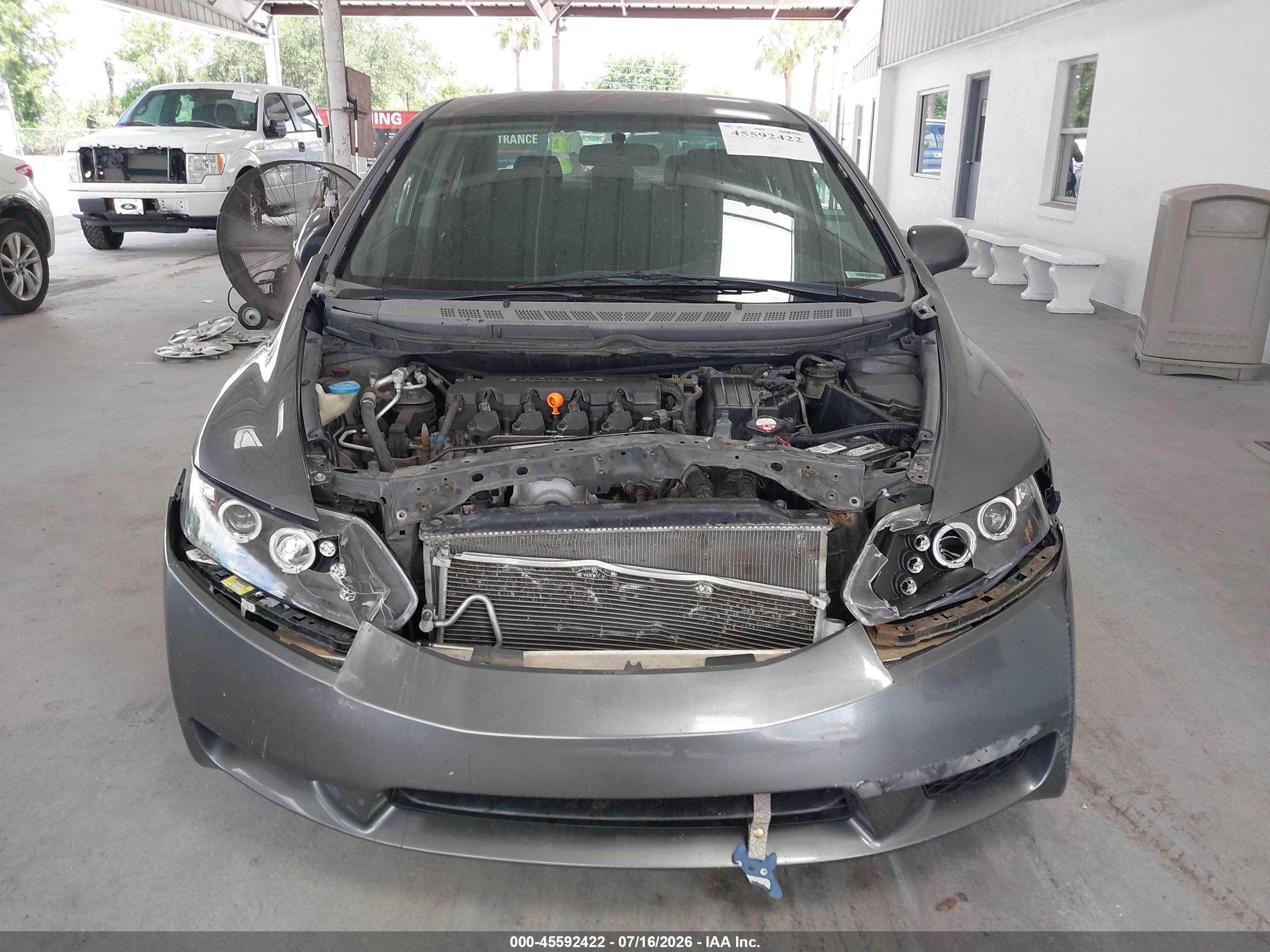 2009 Honda Civic Lx-s Gray vin: 2HGFA16639H308492