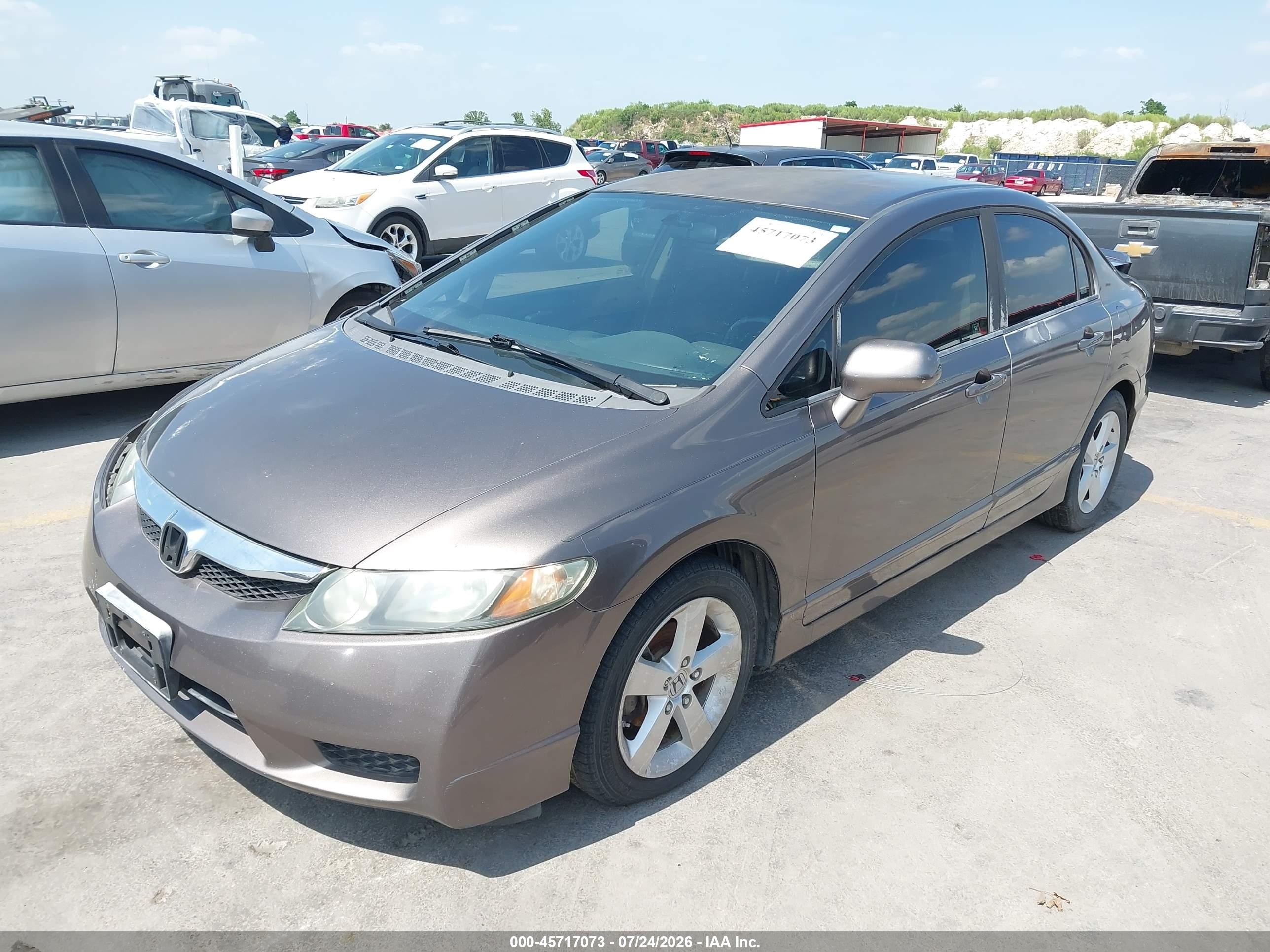 2009 Honda Civic Lx-s Gray vin: 2HGFA16639H511219