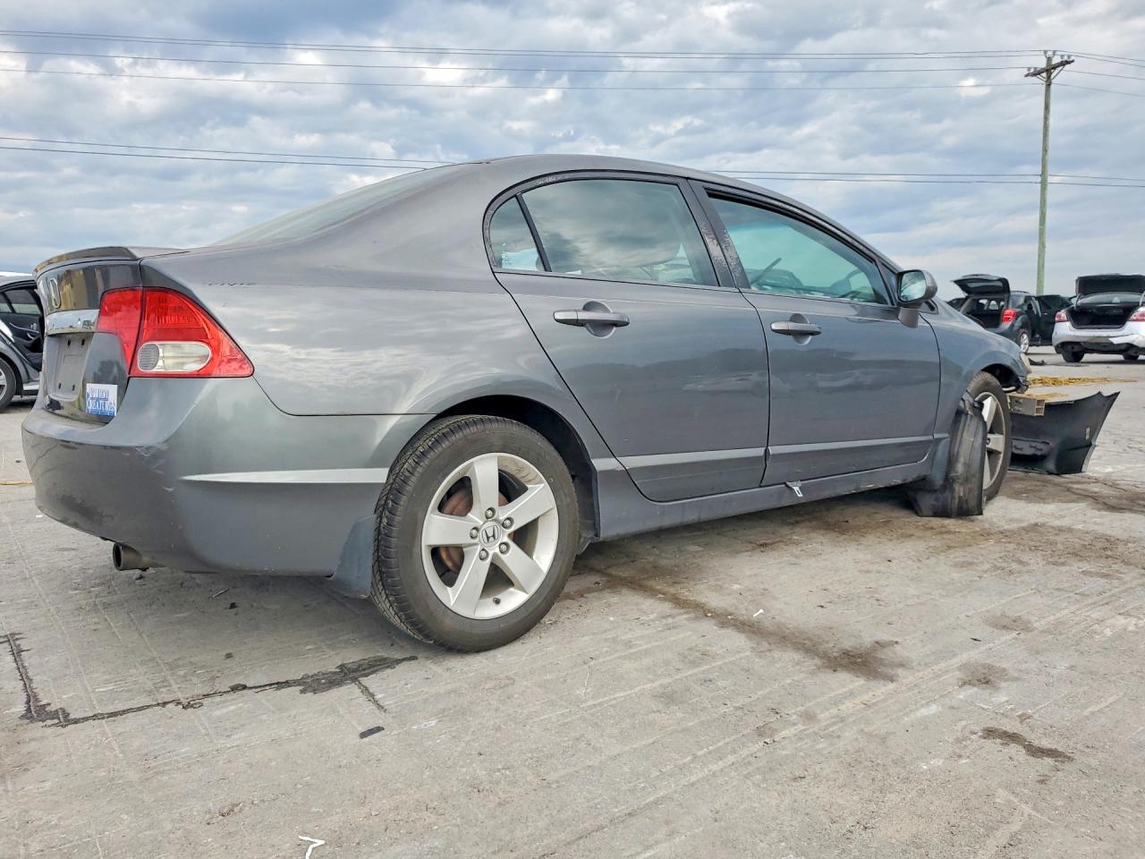 2009 Honda Civic Lx-s Gray vin: 2HGFA16649H312776