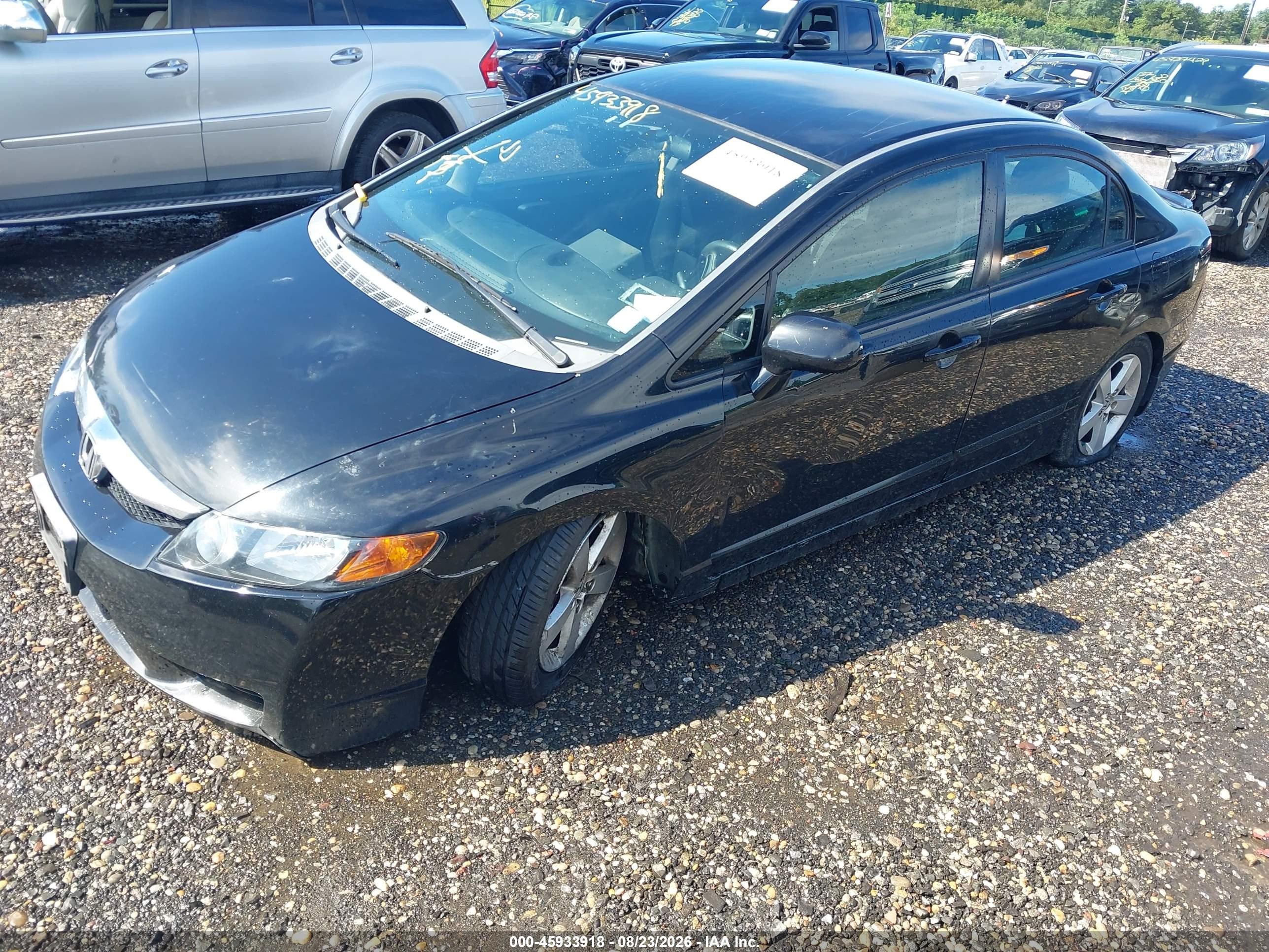 2009 Honda Civic Lx-s Black vin: 2HGFA16649H346555