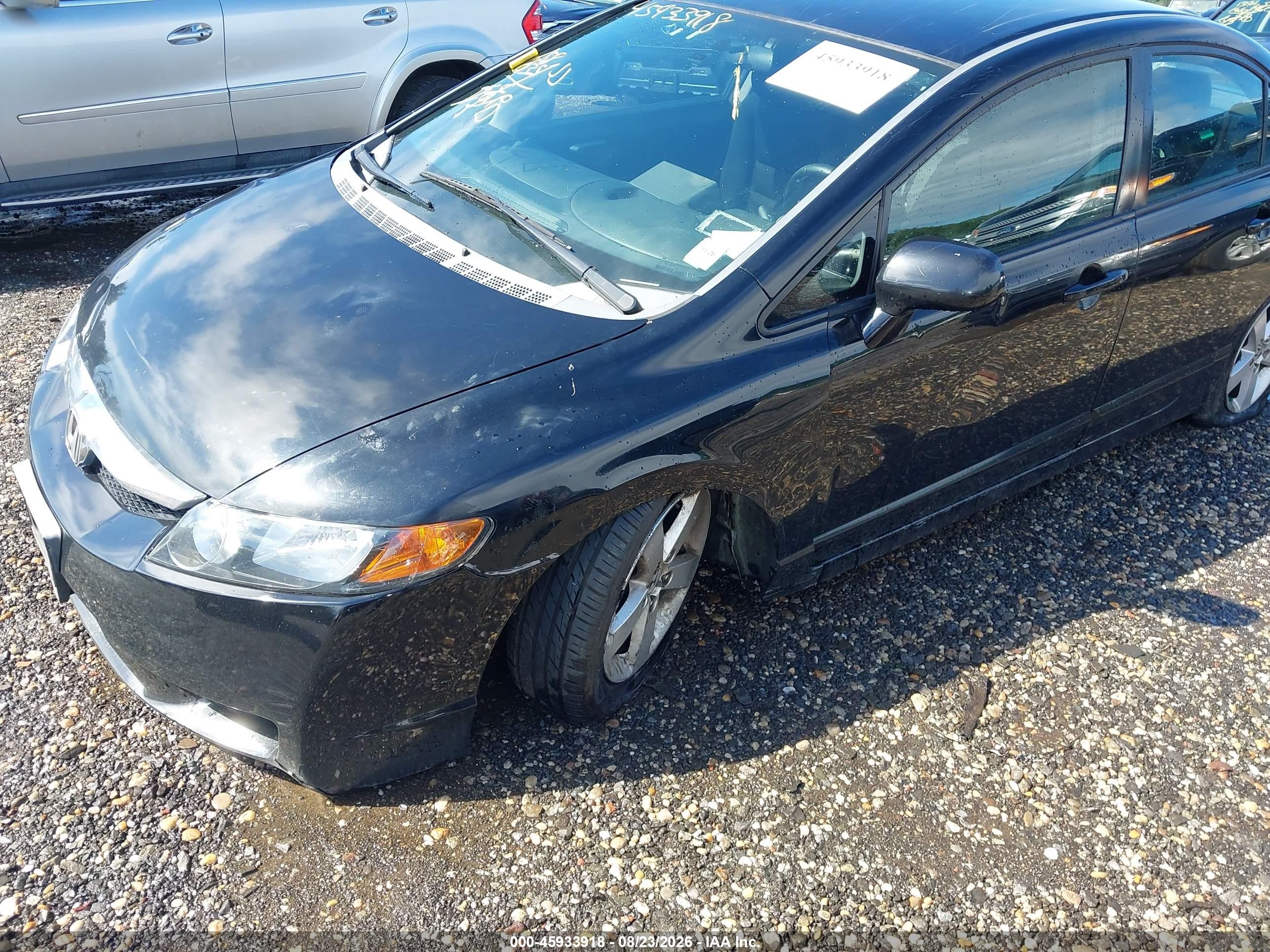 2009 Honda Civic Lx-s Black vin: 2HGFA16649H346555