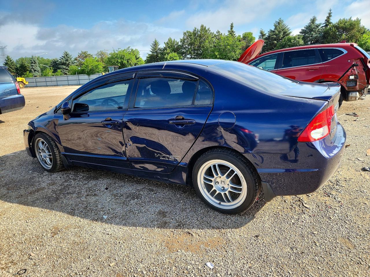 2009 Honda Civic Lx-s Blue vin: 2HGFA16649H515313