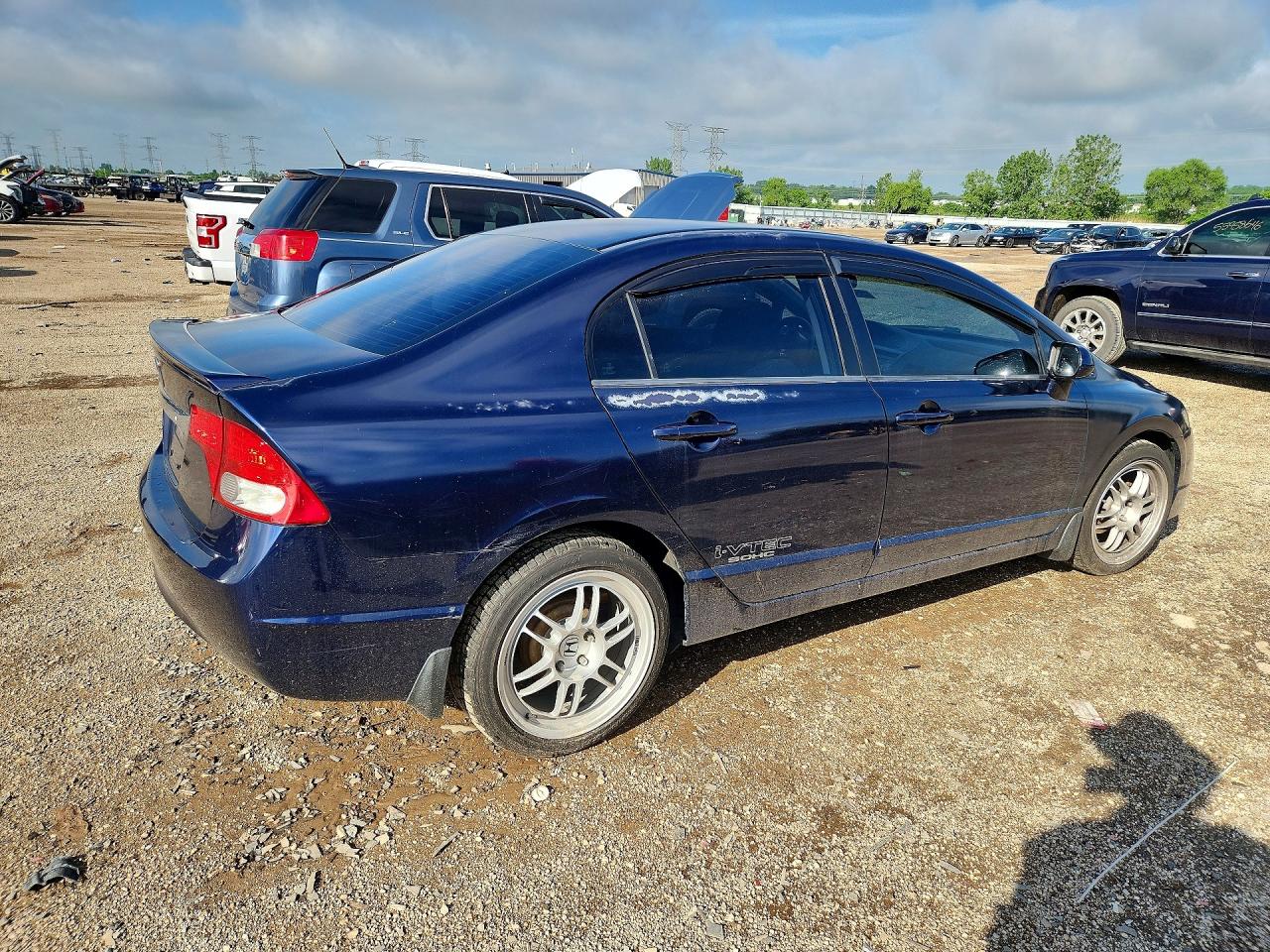 2009 Honda Civic Lx-s Blue vin: 2HGFA16649H515313