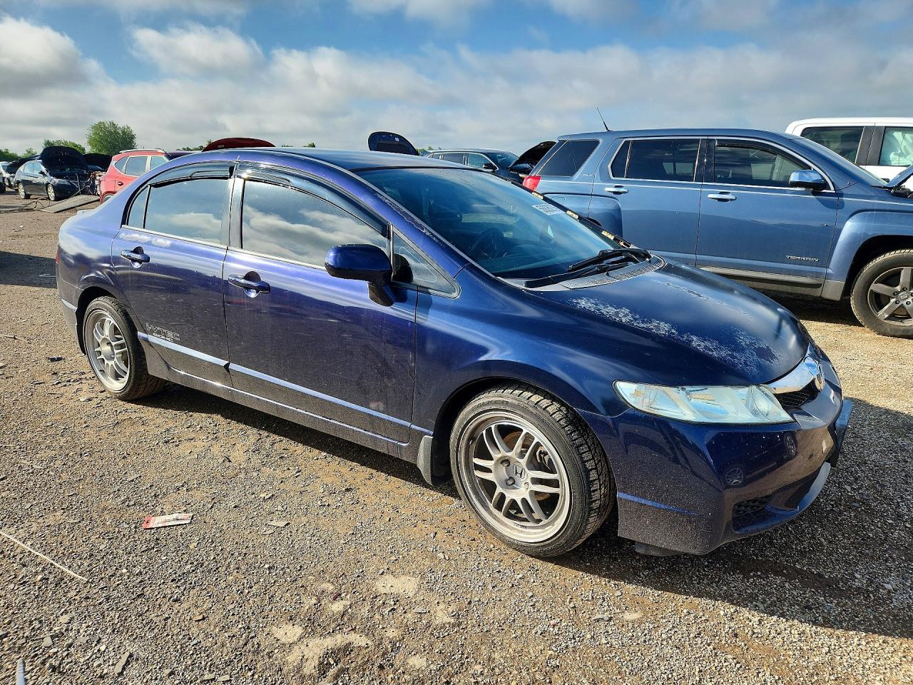 2009 Honda Civic Lx-s Blue vin: 2HGFA16649H515313