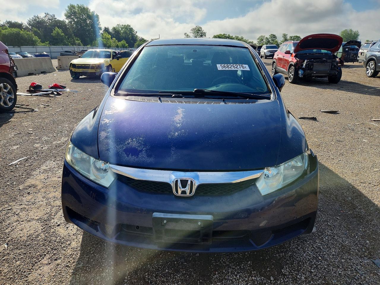 2009 Honda Civic Lx-s Blue vin: 2HGFA16649H515313