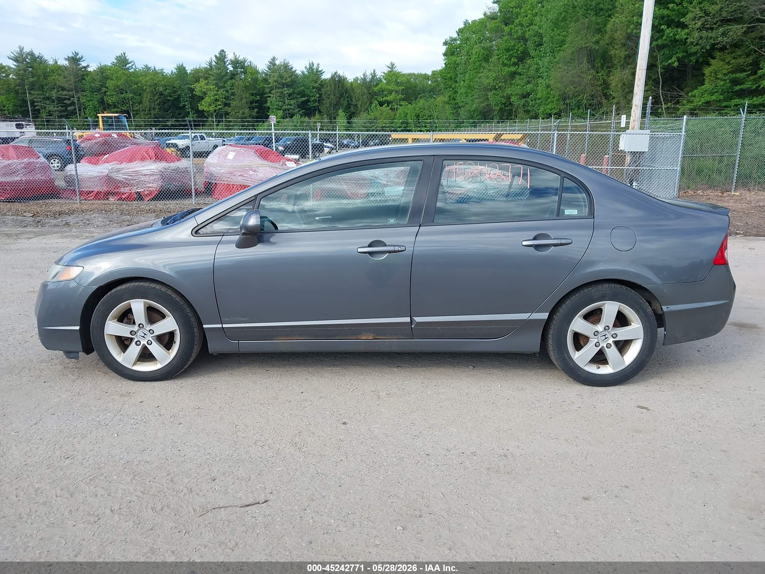 2009 Honda Civic Lx-s Gray vin: 2HGFA16659H320529