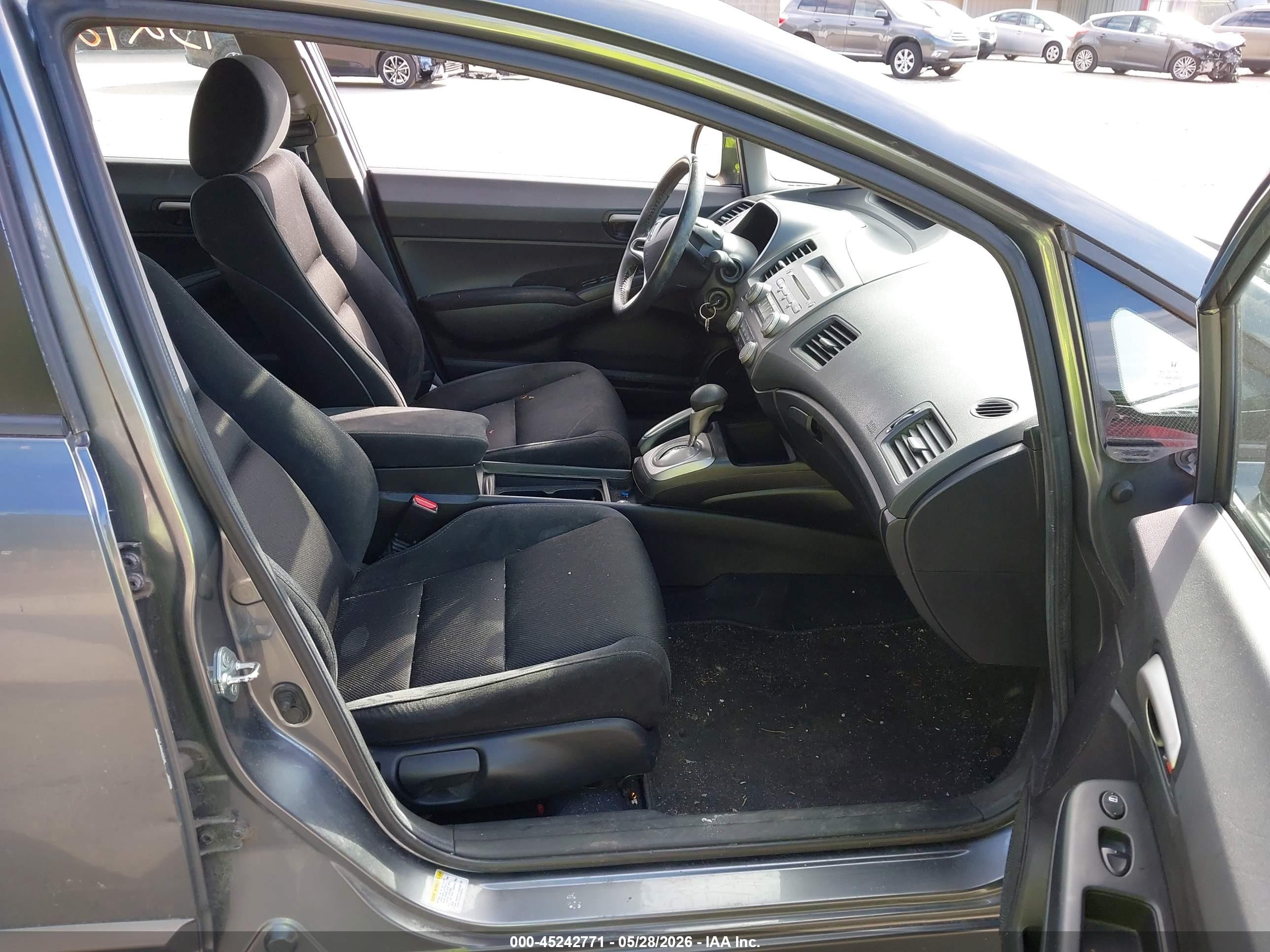 2009 Honda Civic Lx-s Gray vin: 2HGFA16659H320529