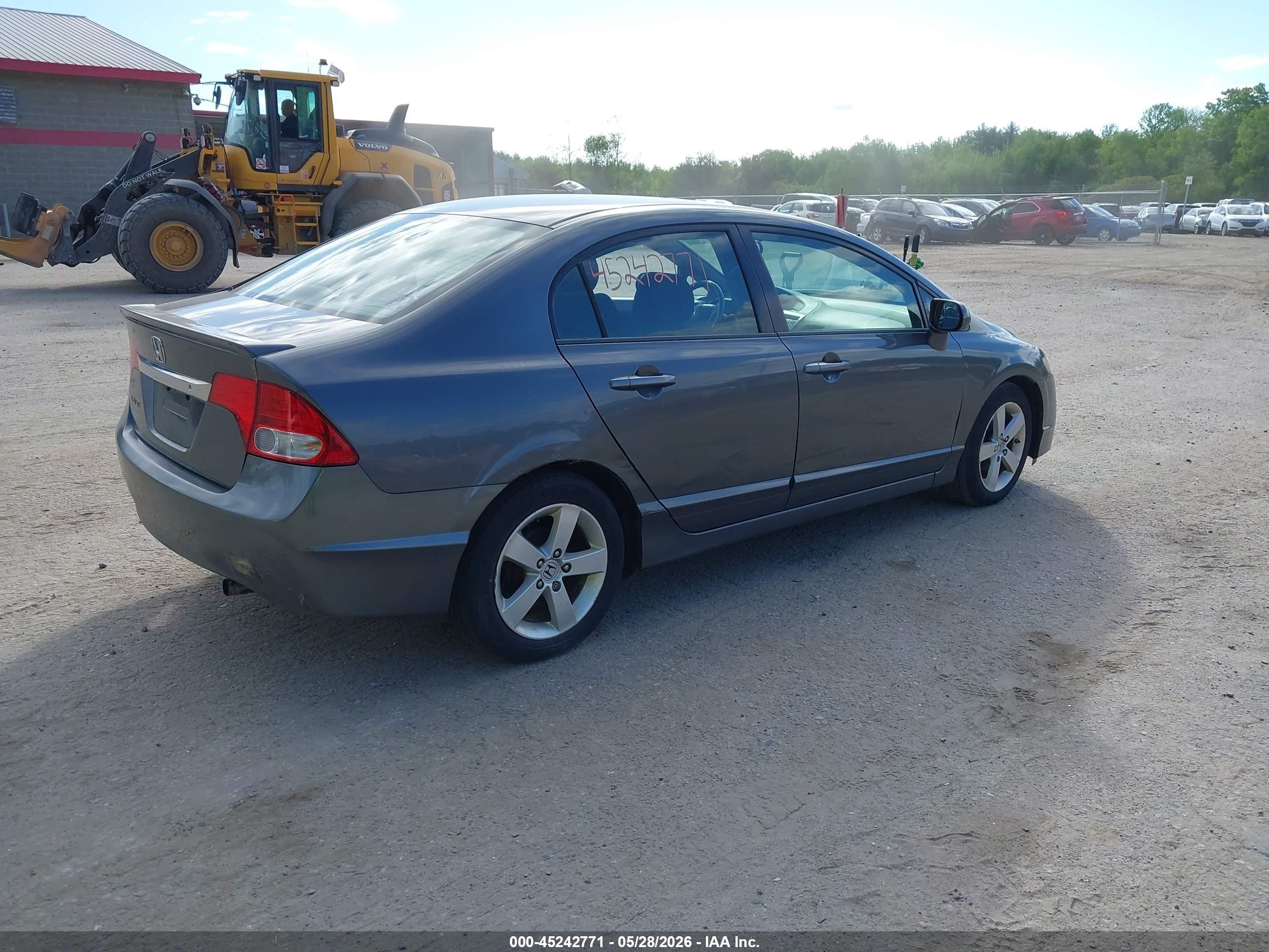 2009 Honda Civic Lx-s Gray vin: 2HGFA16659H320529