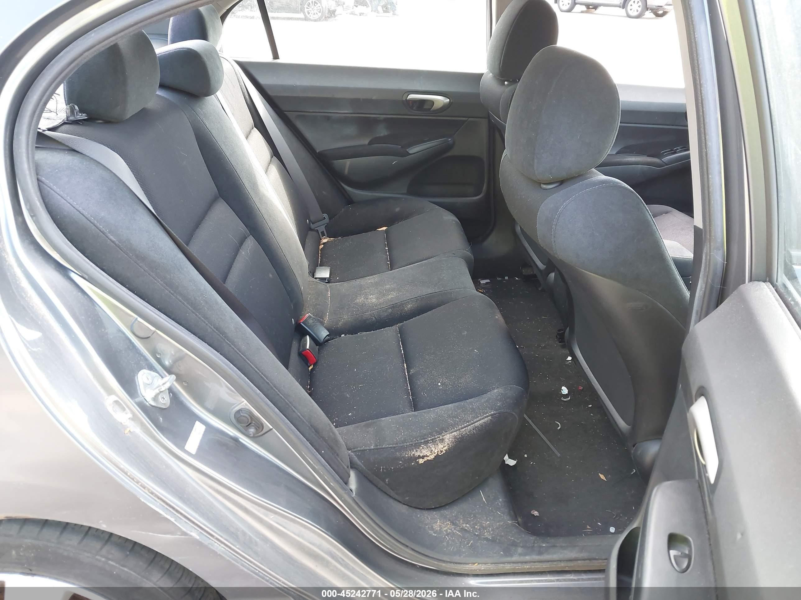 2009 Honda Civic Lx-s Gray vin: 2HGFA16659H320529