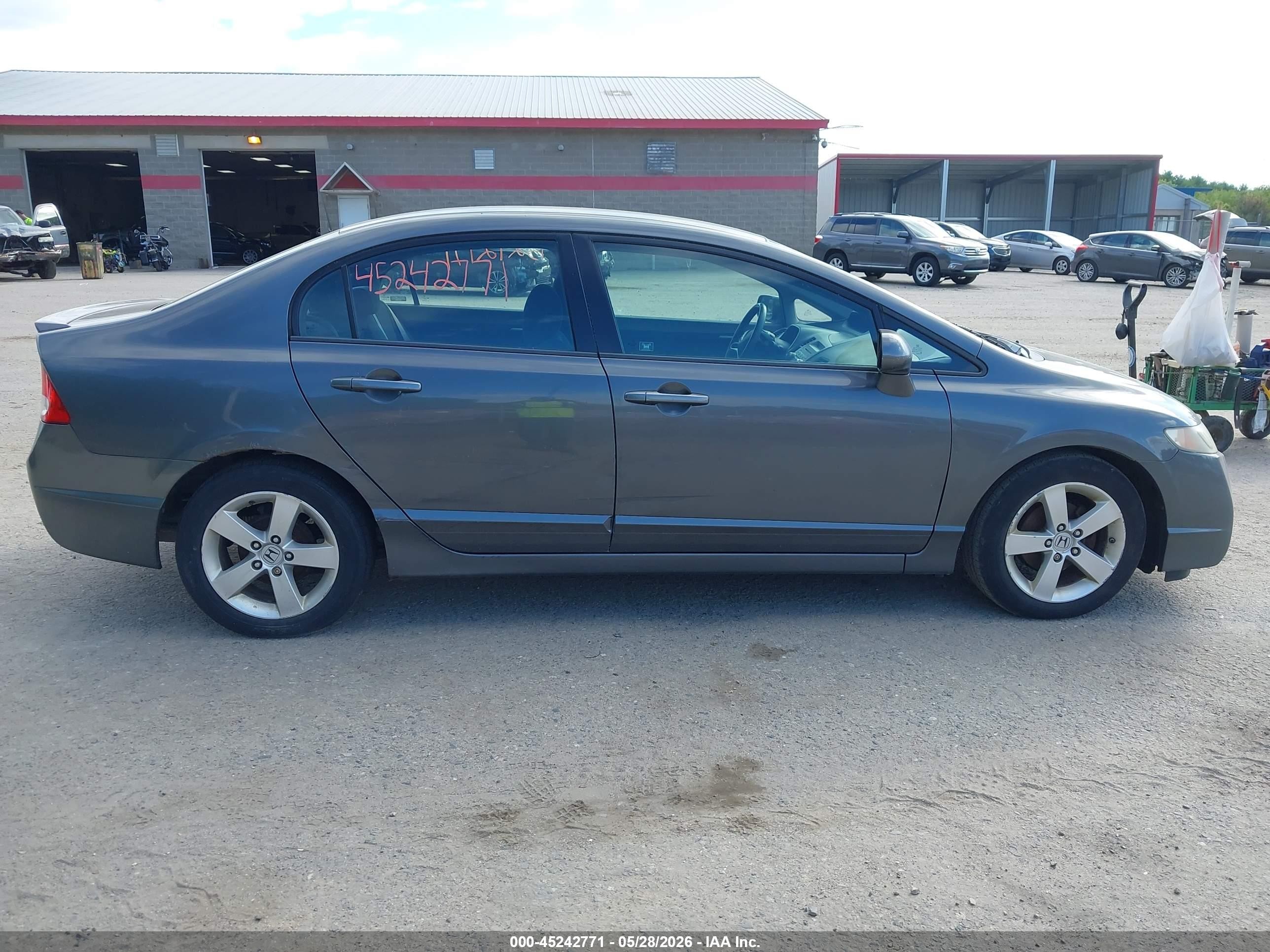 2009 Honda Civic Lx-s Gray vin: 2HGFA16659H320529