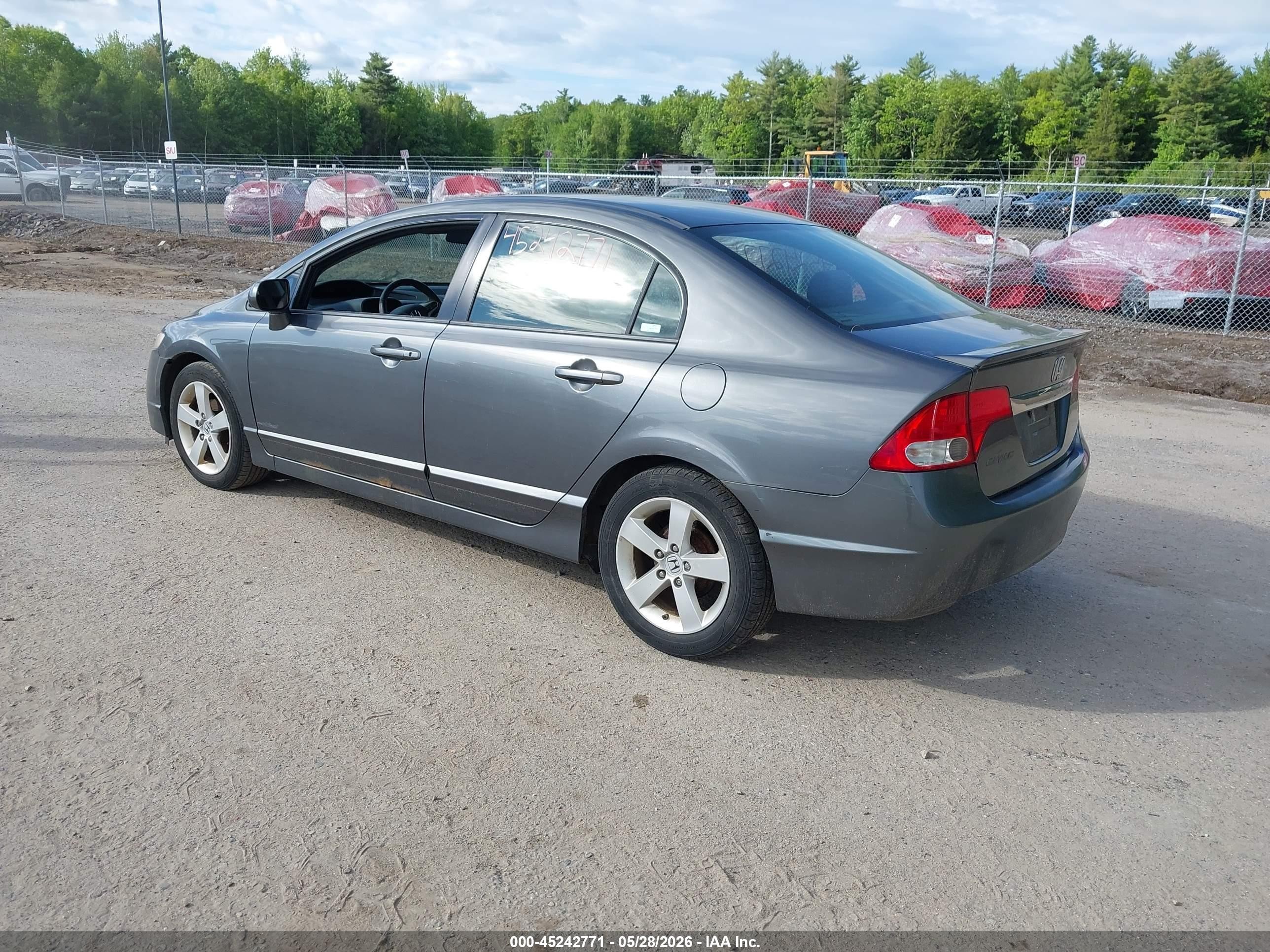 2009 Honda Civic Lx-s Gray vin: 2HGFA16659H320529