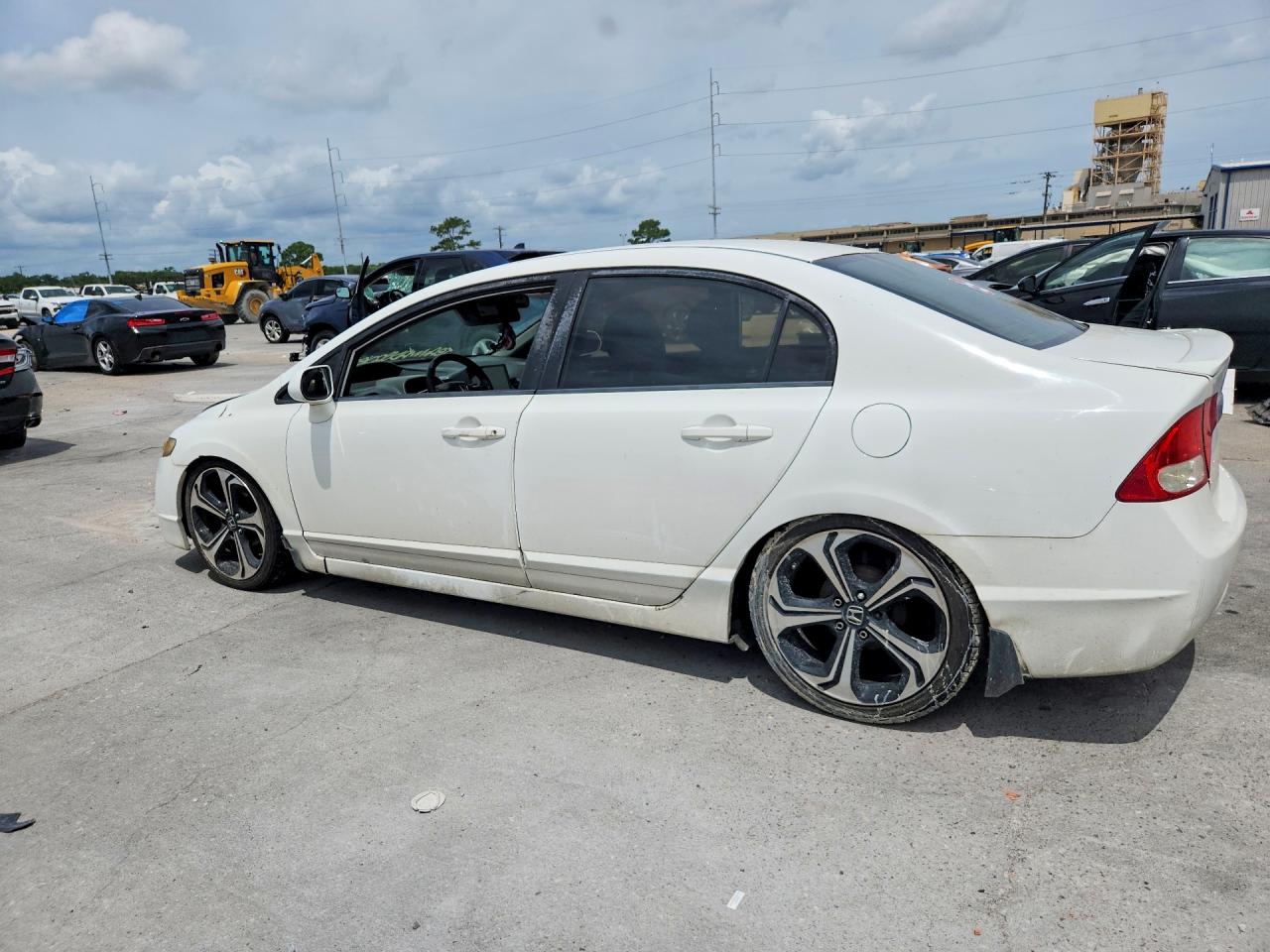 2009 Honda Civic Lx-s White vin: 2HGFA16659H338478