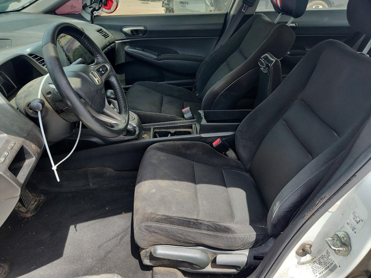 2009 Honda Civic Lx-s White vin: 2HGFA16659H338478