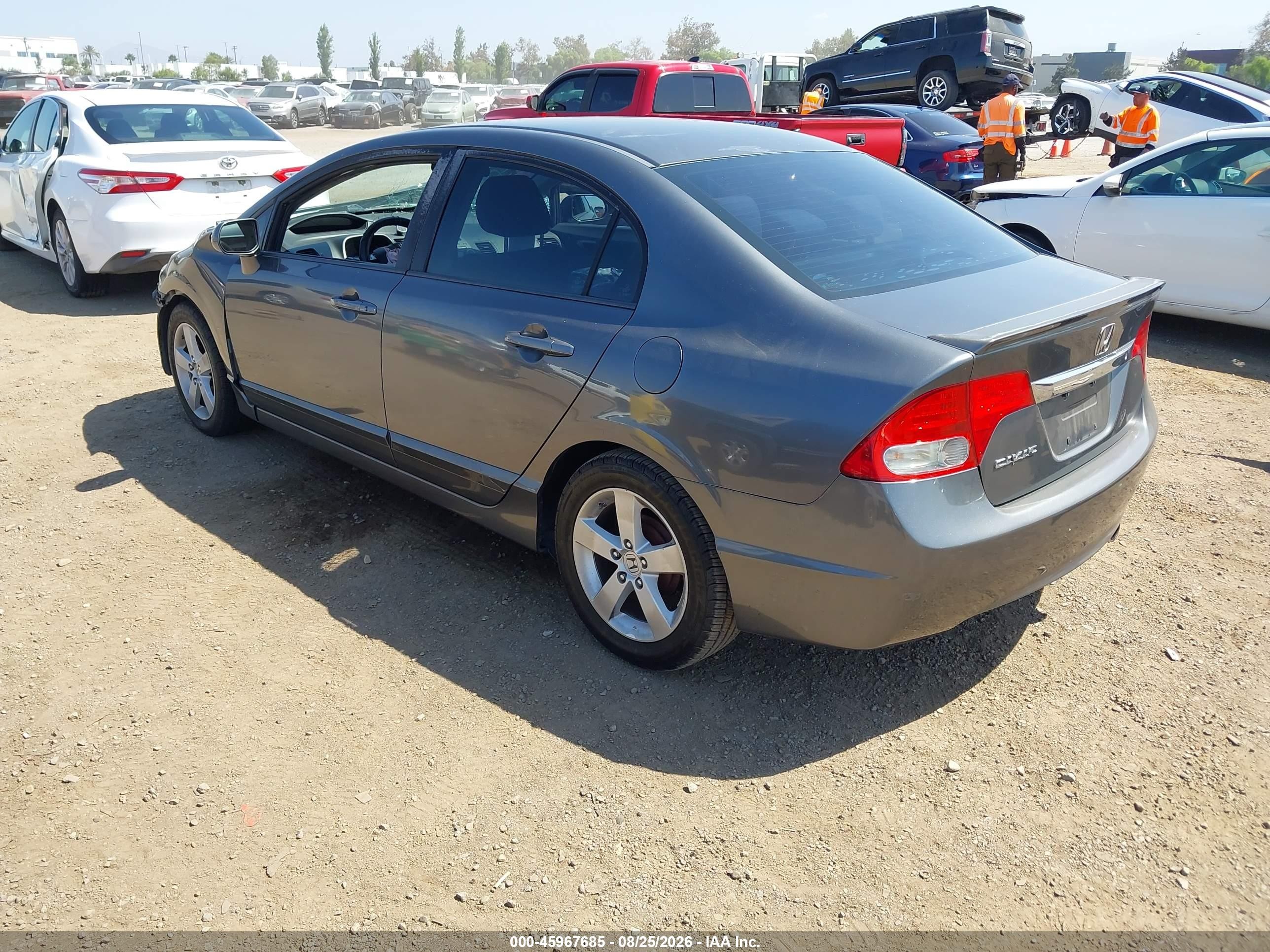 2009 Honda Civic Lx-s Gray vin: 2HGFA16669H333578