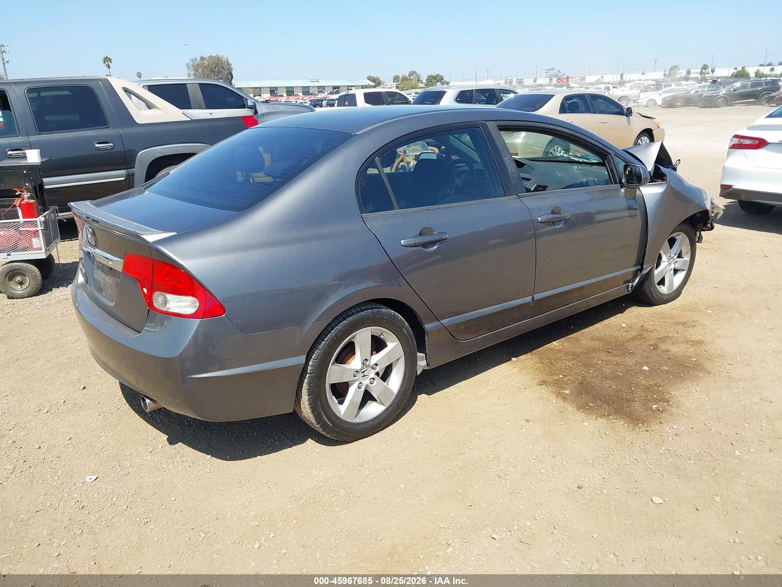 2009 Honda Civic Lx-s Gray vin: 2HGFA16669H333578