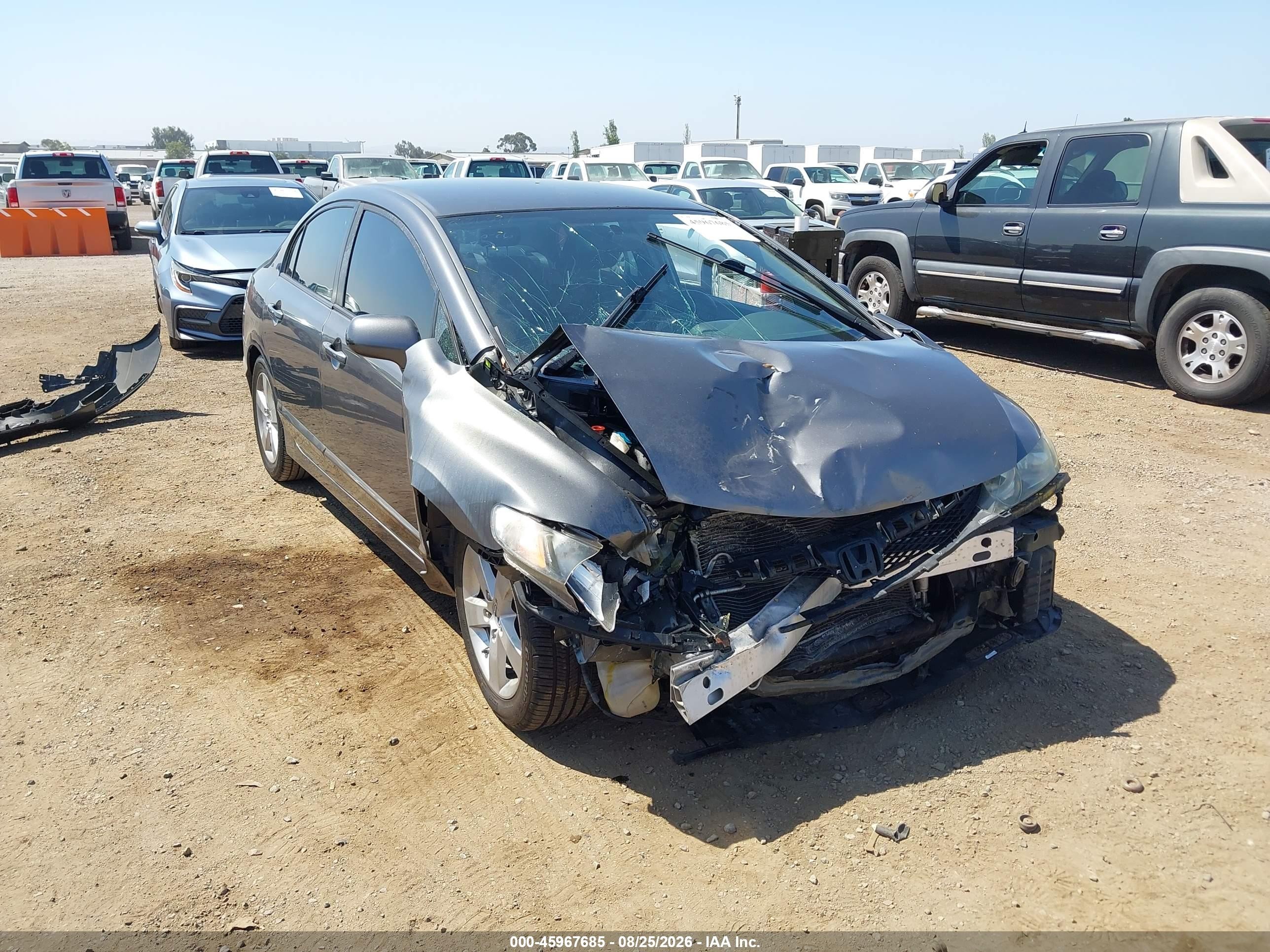 2009 Honda Civic Lx-s Gray vin: 2HGFA16669H333578