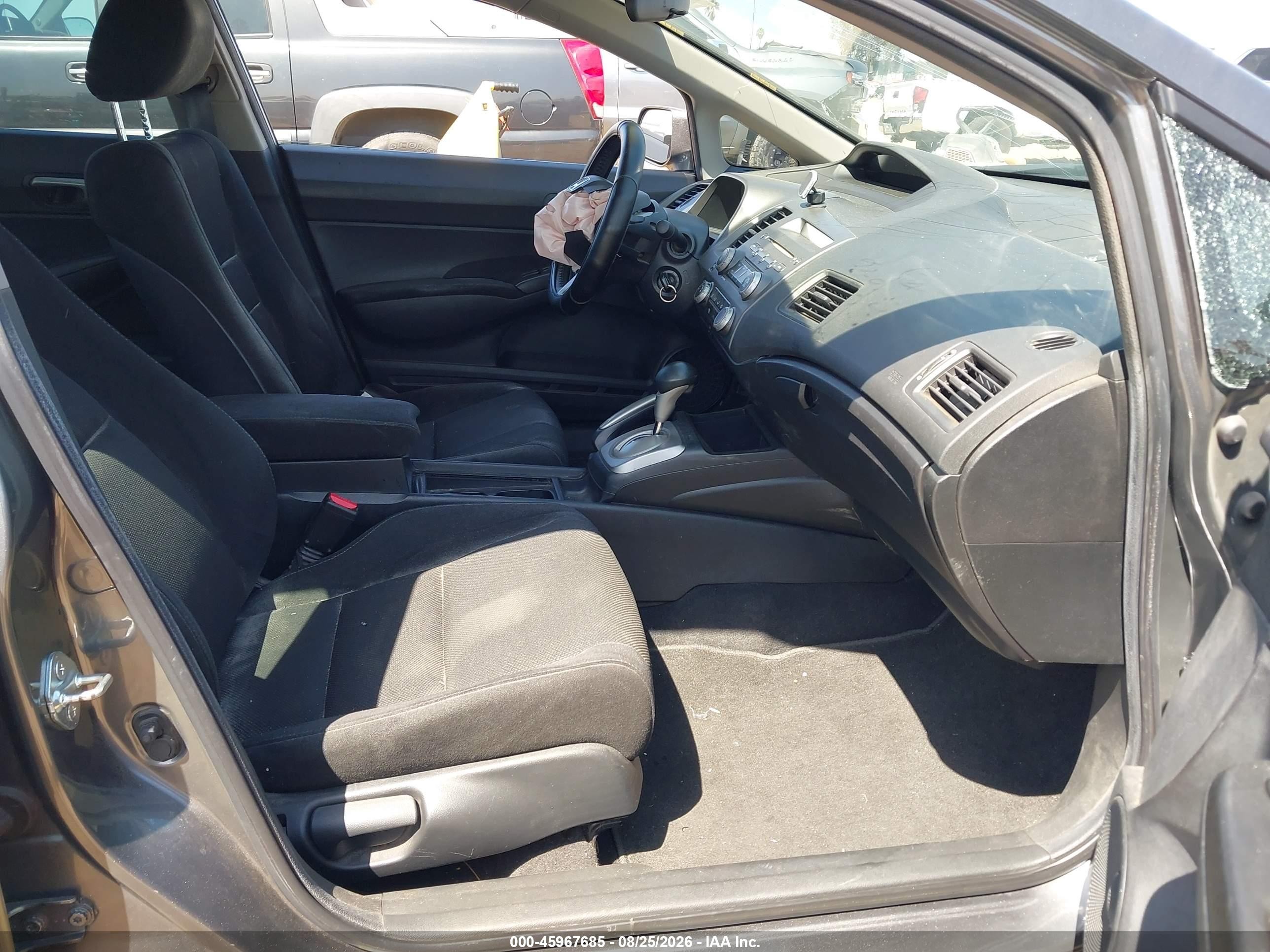 2009 Honda Civic Lx-s Gray vin: 2HGFA16669H333578