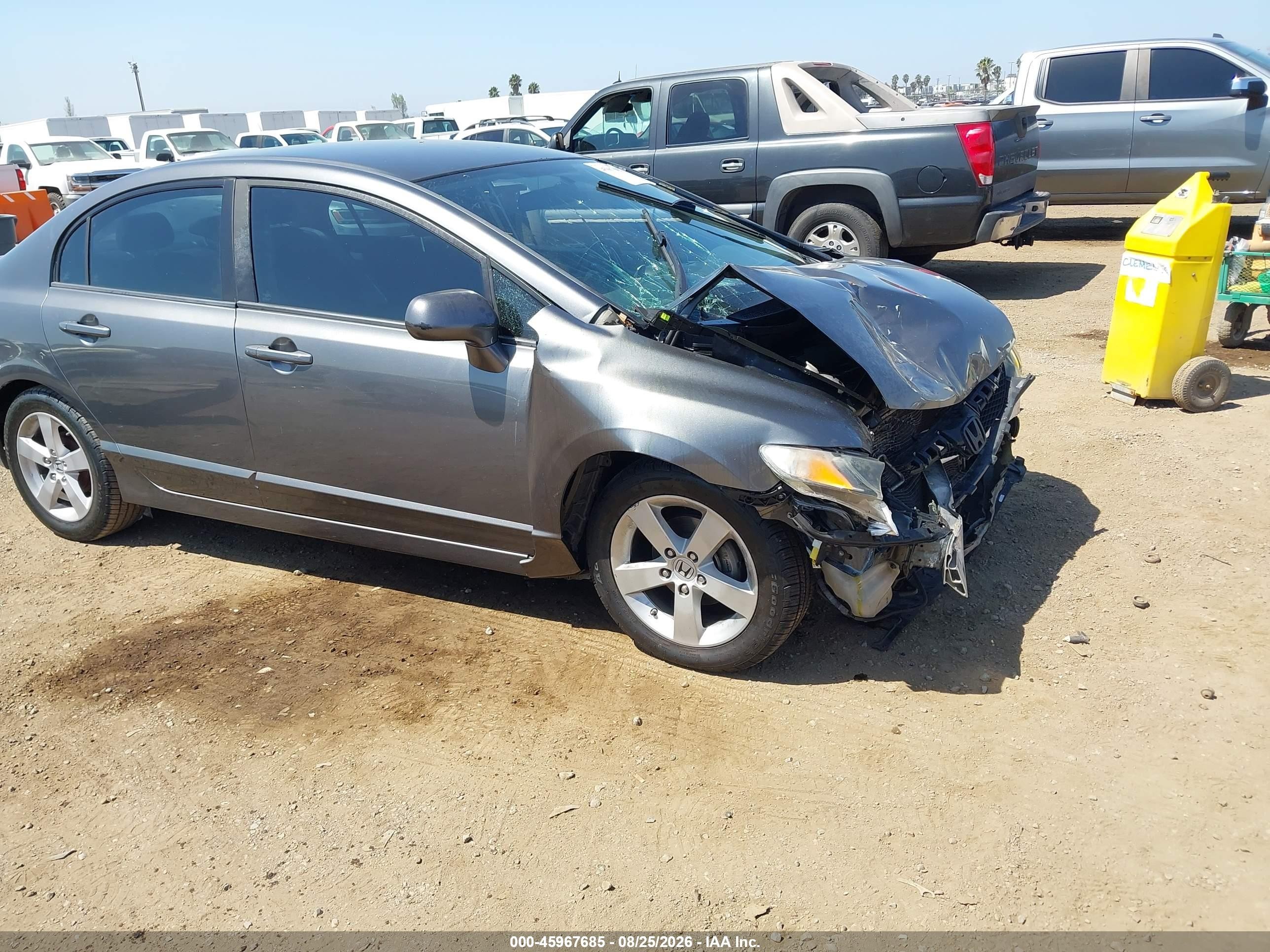 2009 Honda Civic Lx-s Gray vin: 2HGFA16669H333578