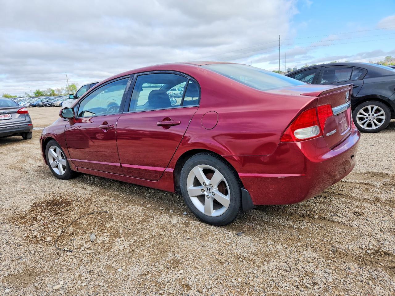 2009 Honda Civic Lx-s Burgundy vin: 2HGFA16669H336612