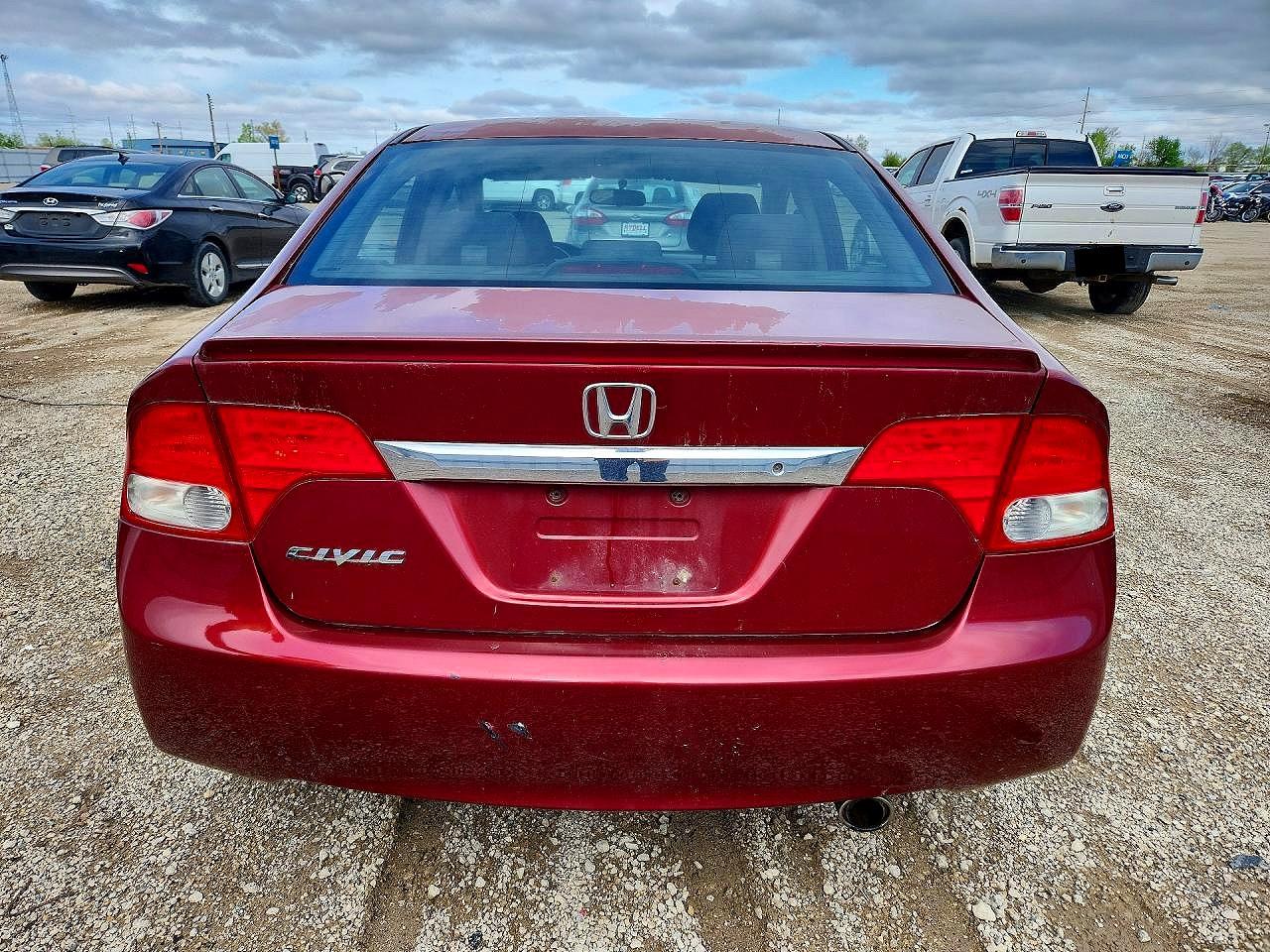 2009 Honda Civic Lx-s Burgundy vin: 2HGFA16669H336612