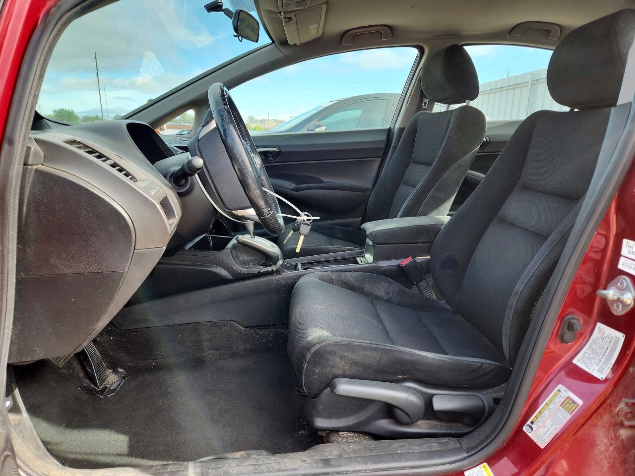 2009 Honda Civic Lx-s Burgundy vin: 2HGFA16669H336612