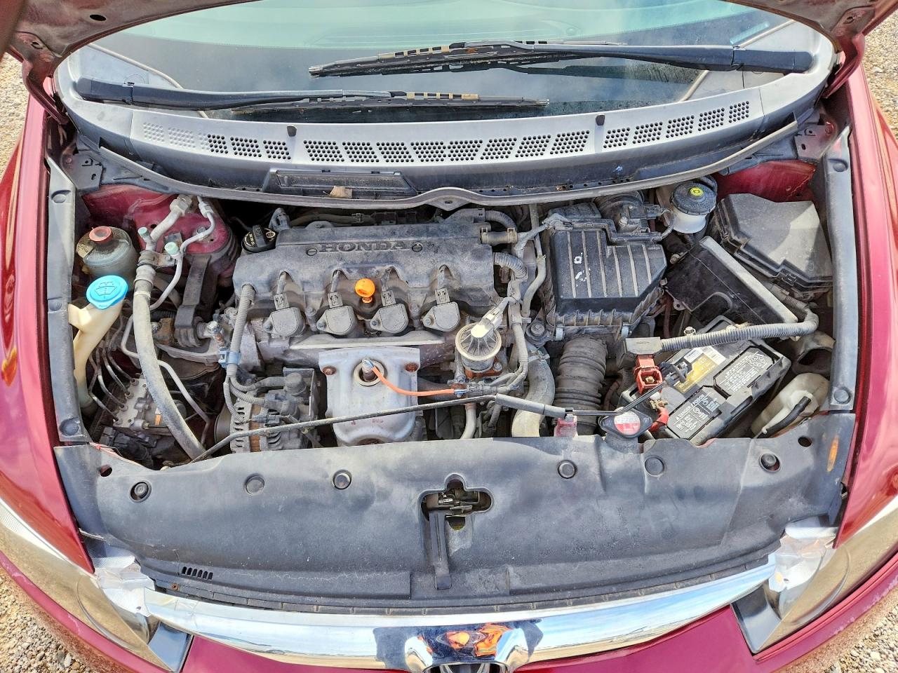 2009 Honda Civic Lx-s Burgundy vin: 2HGFA16669H336612