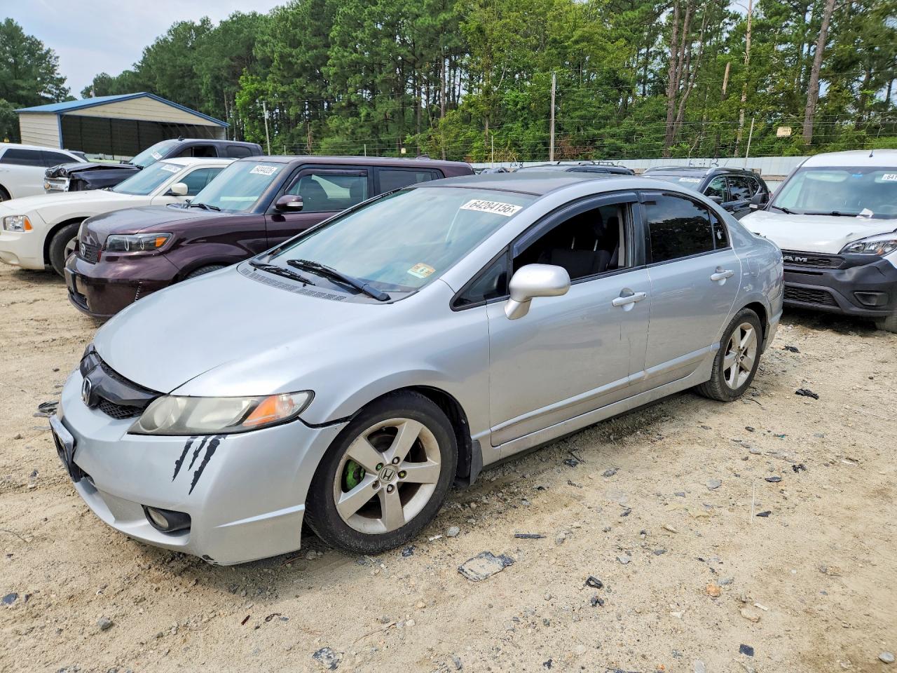 2009 Honda Civic Lx-s Silver vin: 2HGFA16669H339316