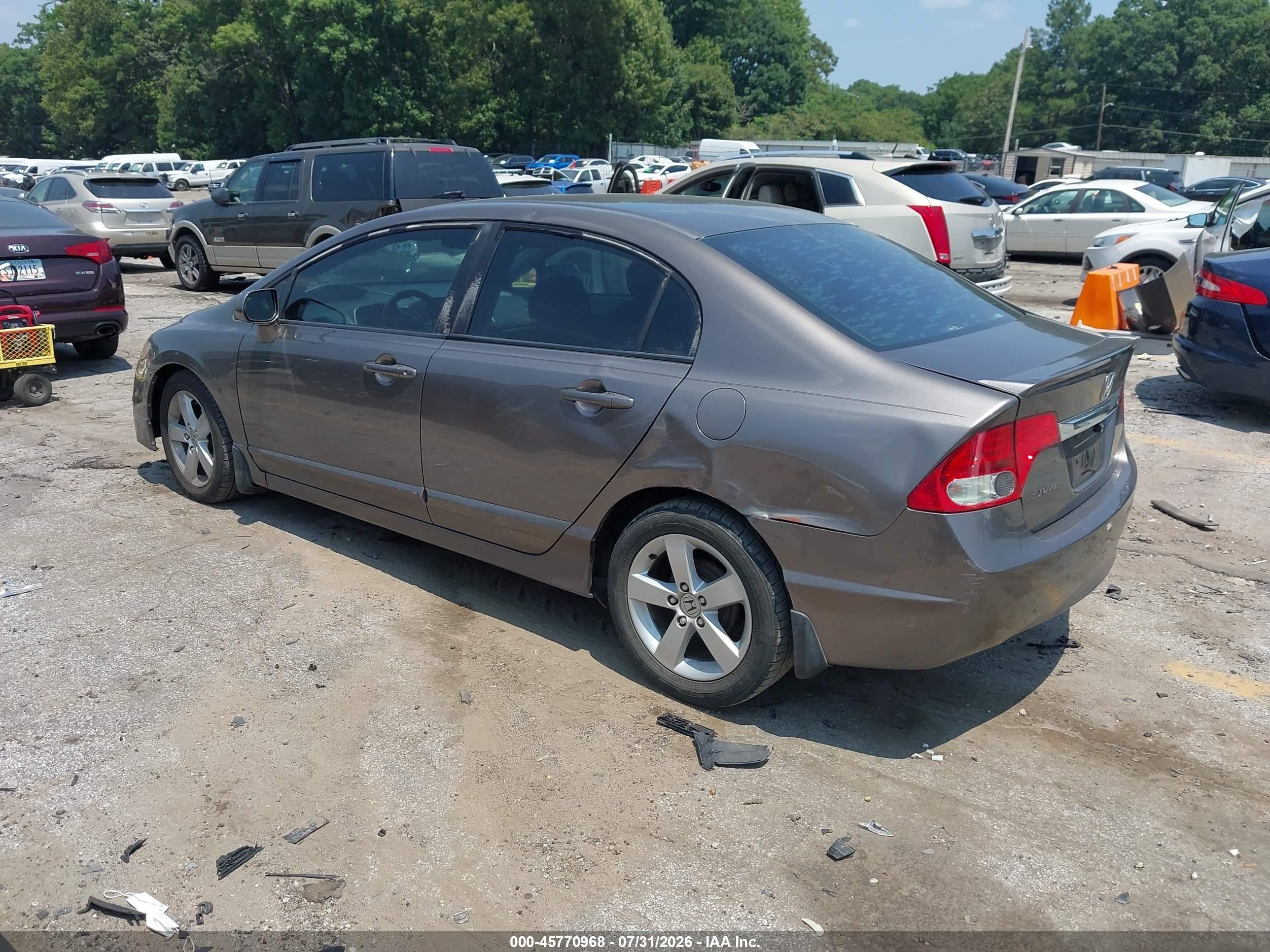 2009 Honda Civic Lx-s Gray vin: 2HGFA16669H539449