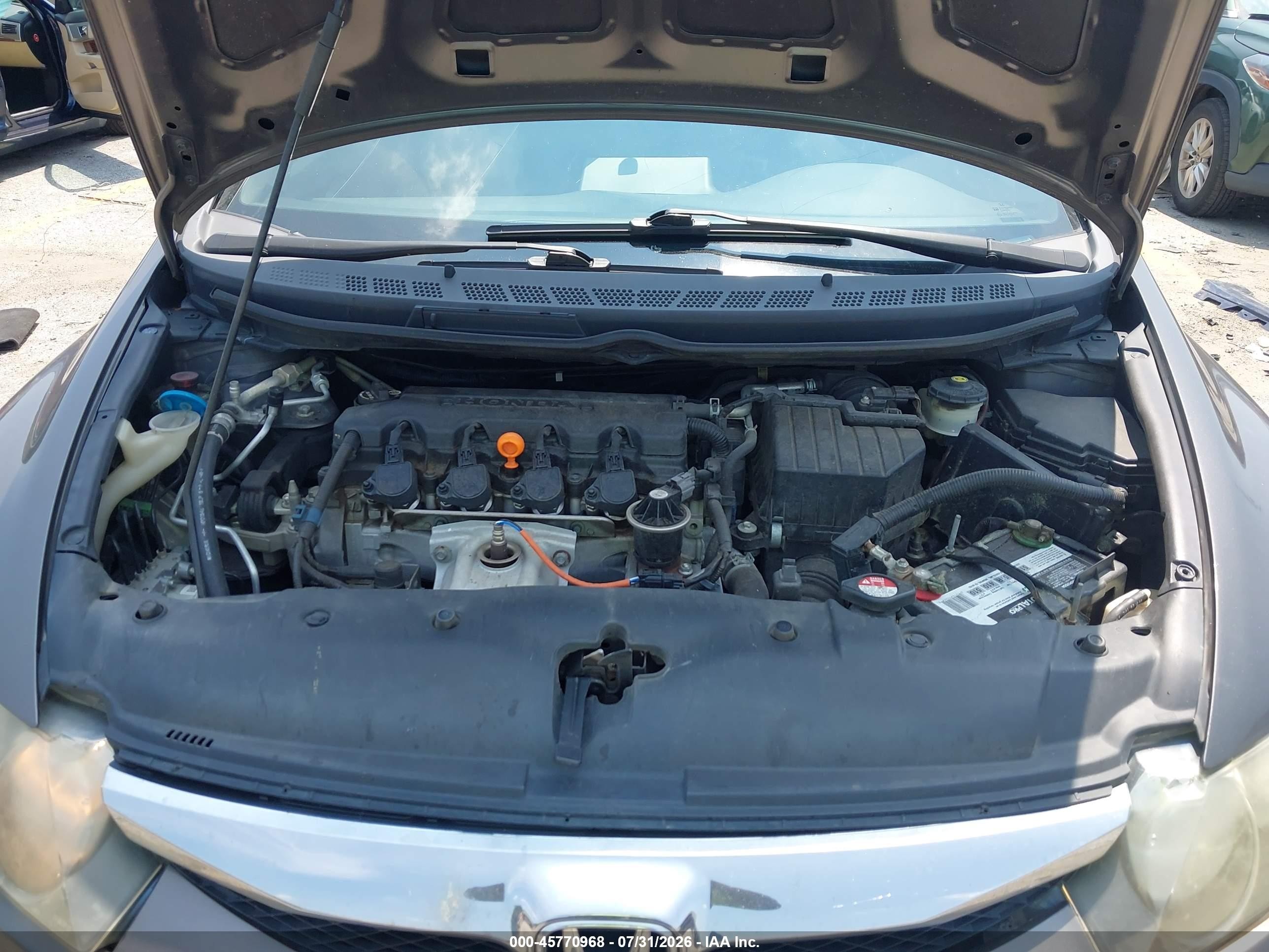 2009 Honda Civic Lx-s Gray vin: 2HGFA16669H539449